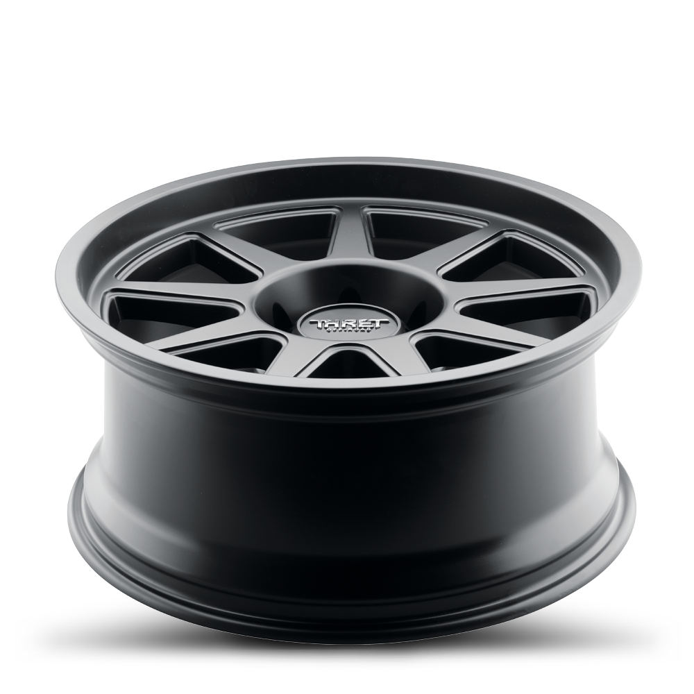 Set 4 17" Thret Offroad 705 Flood Satin Black 17x9 Wheels 8x170 0mm Truck Rims