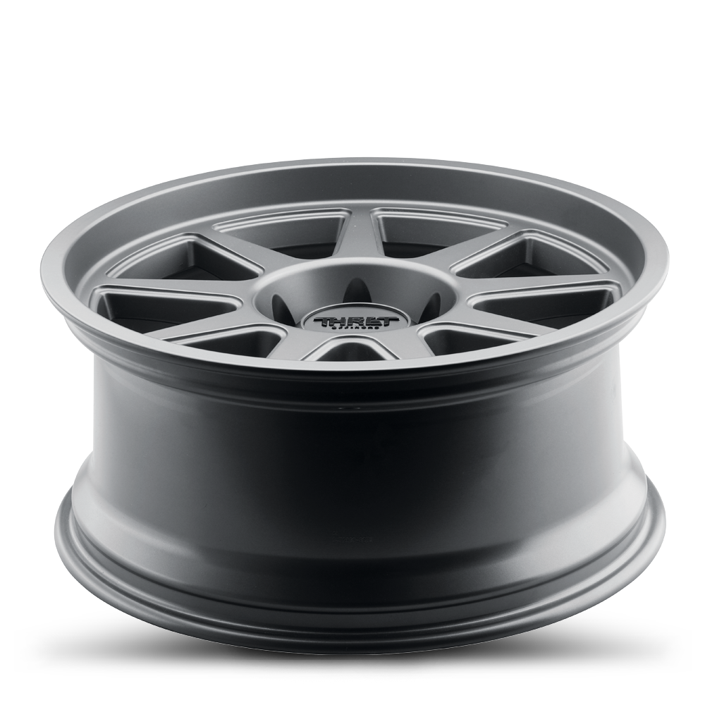 18" Thret Offroad 705 Flood Satin Grey 18x9 Wheel 6x5.5 (6x139.7) 18mm Truck Rim