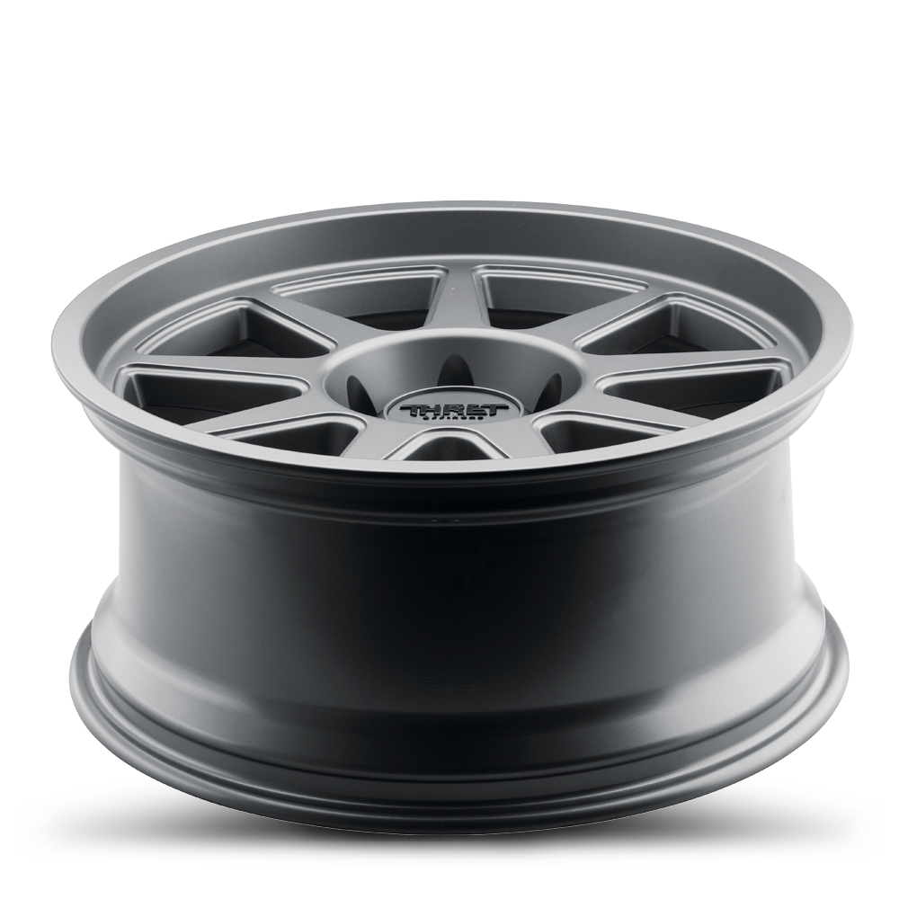 17" Thret Offroad 705 Flood Satin Grey 17x9 Wheel 6x5.5 (6x139.7) 18mm Truck Rim