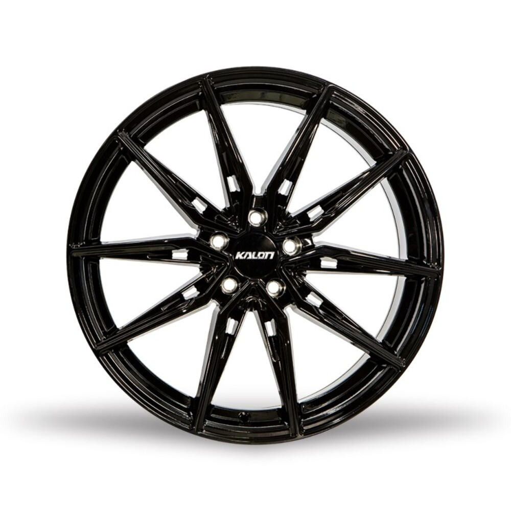 20" Kalon 102 Cypher Gloss Black 20x10 Wheel 5x115 38mm Performance Street Rim