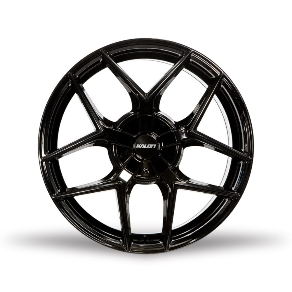 19" Kalon 201 Falcon Gloss Black 19x8.5 Wheel 5x112 5x120 40mm Performance Rim