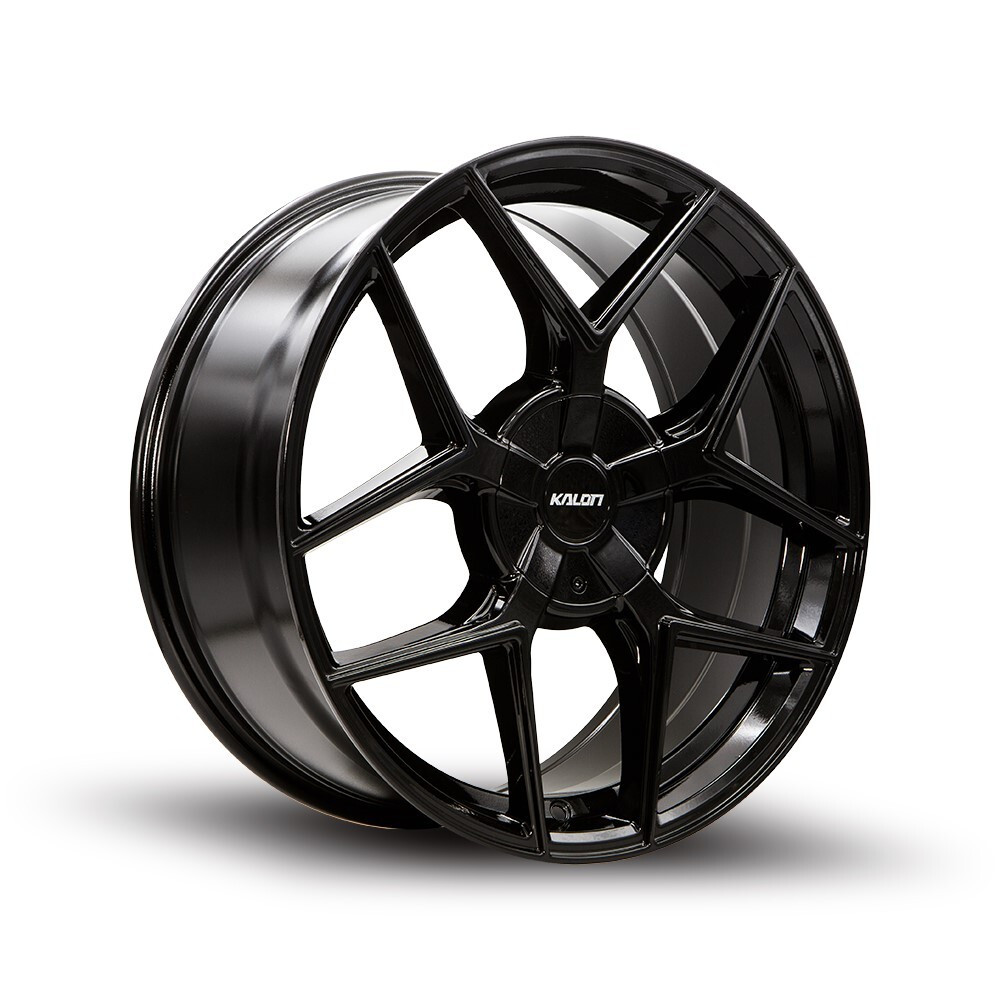 16" Kalon 201 Falcon Gloss Black 16x7 Wheel 5x4.25 5x115 38mm Performance Rim