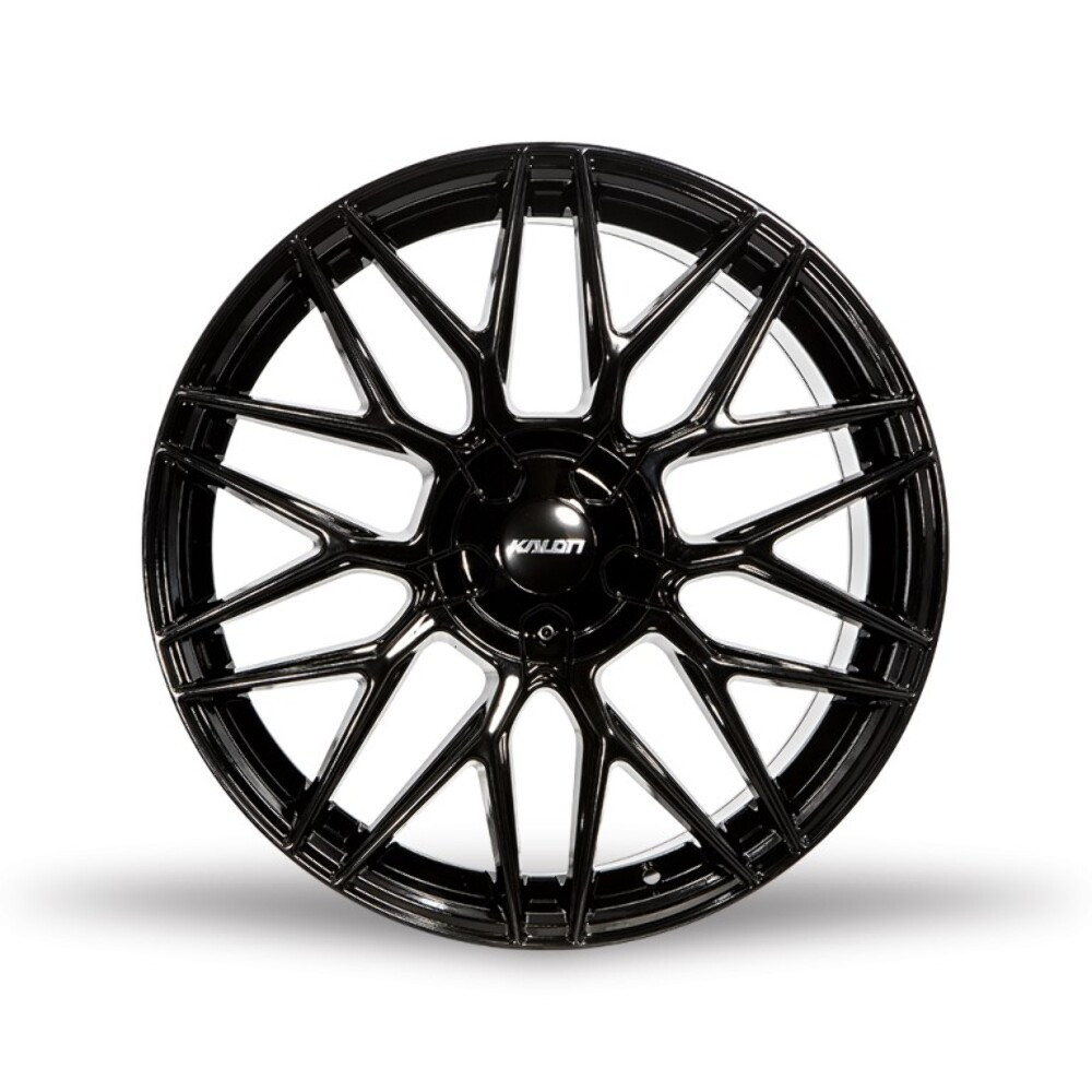 16" Kalon 203 Blitz Gloss Black 16x7 Wheel 4x100 4x114.3 42mm Performance Rim