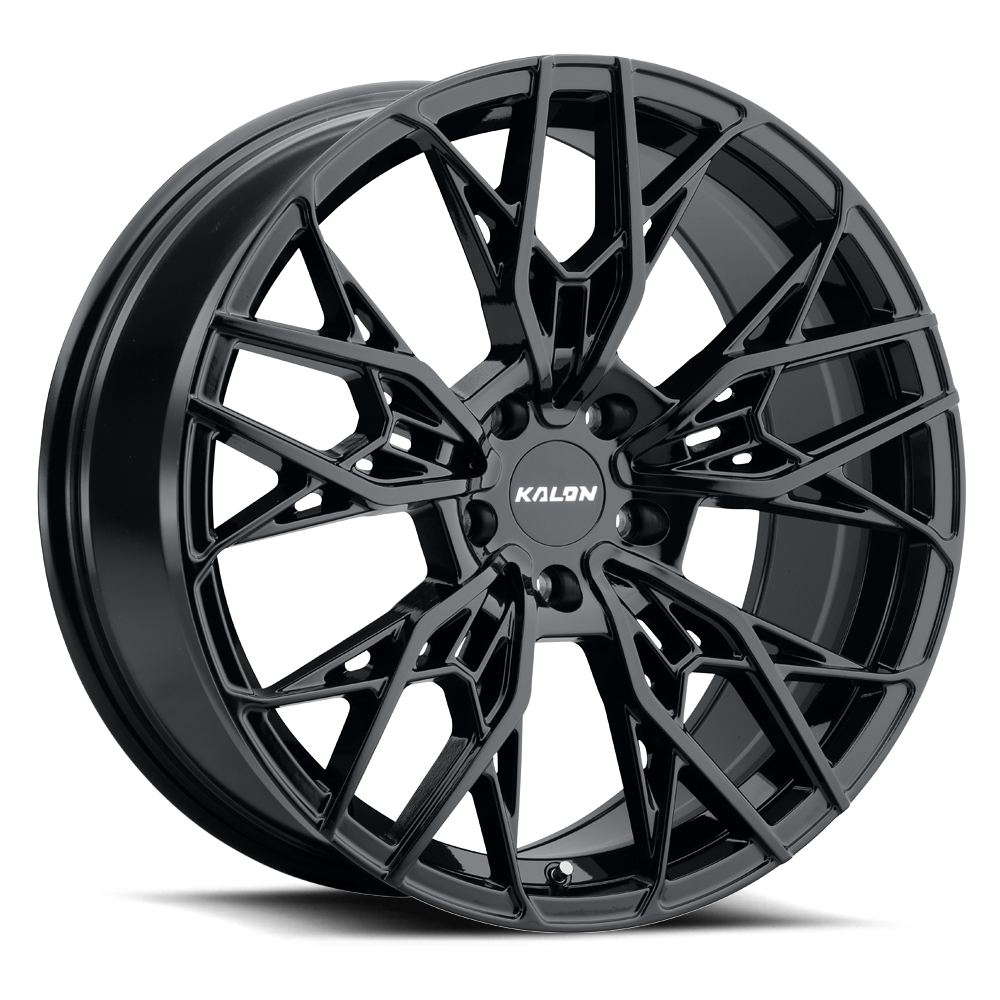 18" Kalon 107 Scout Gloss Black 18x8 Wheel 5x4.5 (5x114.3) 38mm Performance Rim