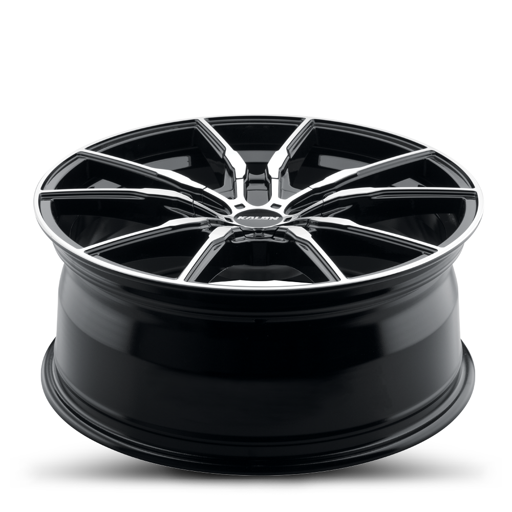 18" Kalon 107 Scout Gloss Black 18x8 Wheel 5x4.5 (5x114.3) 38mm Performance Rim