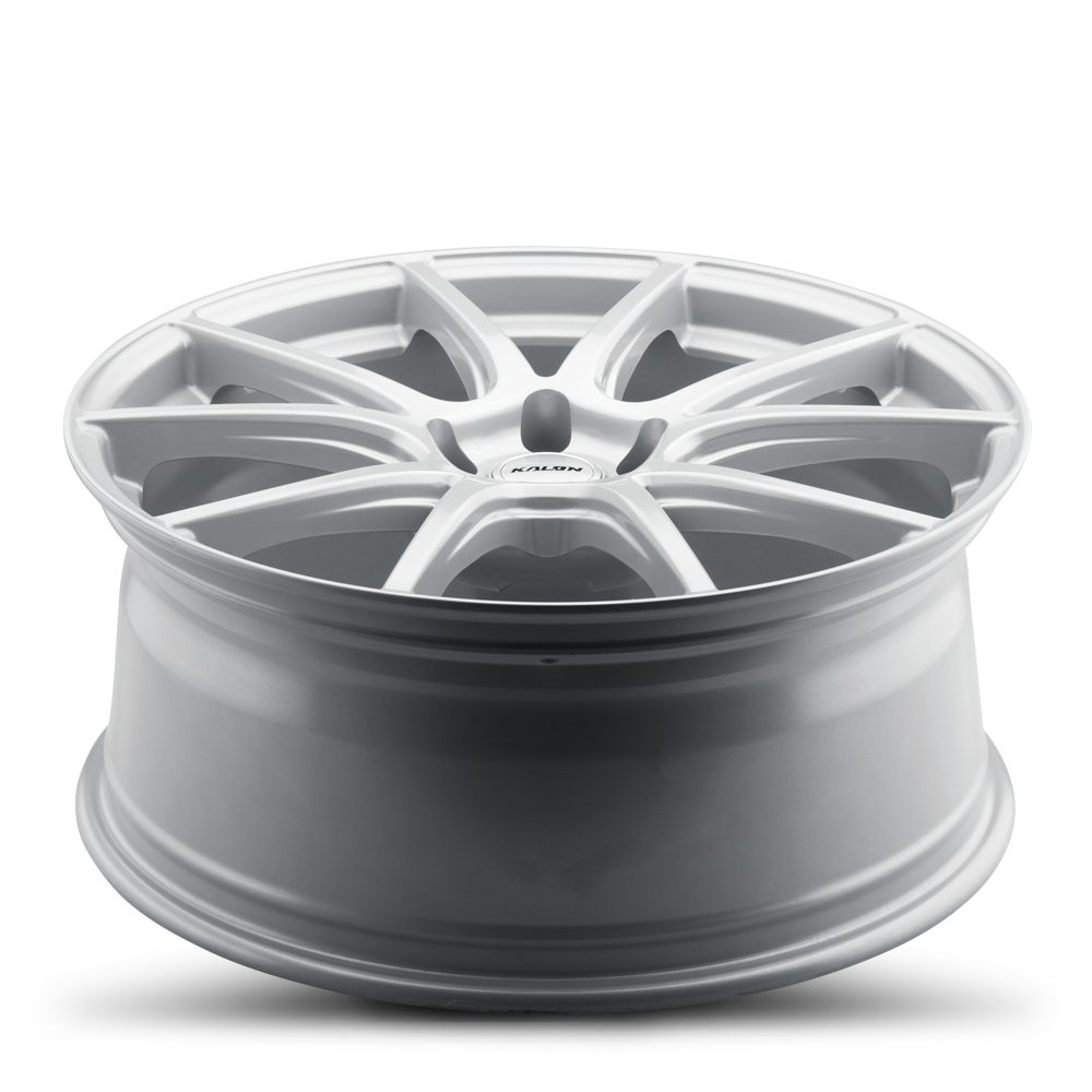 18" Kalon 109 TK3 Gloss Silver 18x8 Wheel 5x4.5 (5x114.3) 40mm Performance Rim