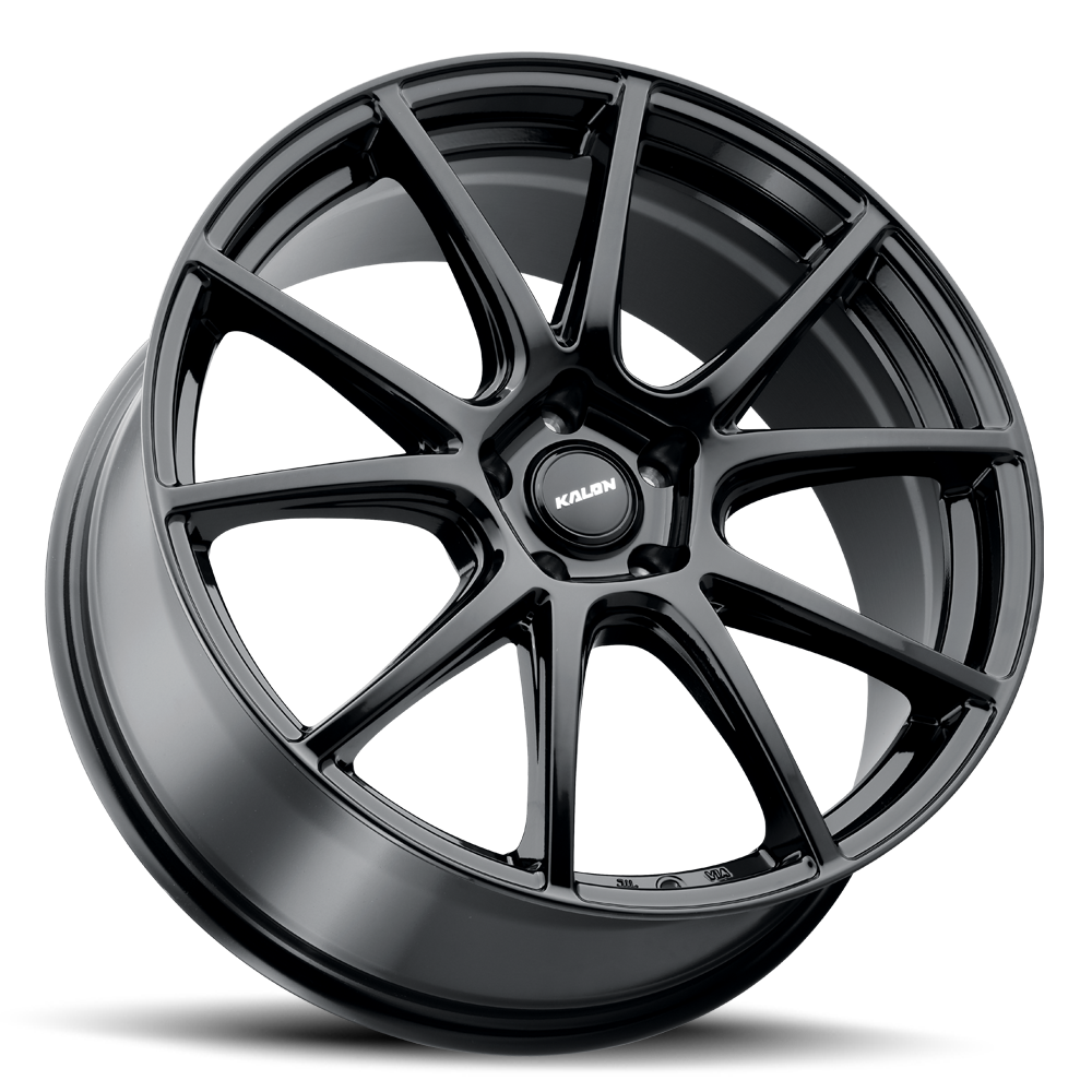 Set 4 20" Kalon 109 TK3 Gloss Black 20x8.5 Wheels 5x115 40mm Performance Rims