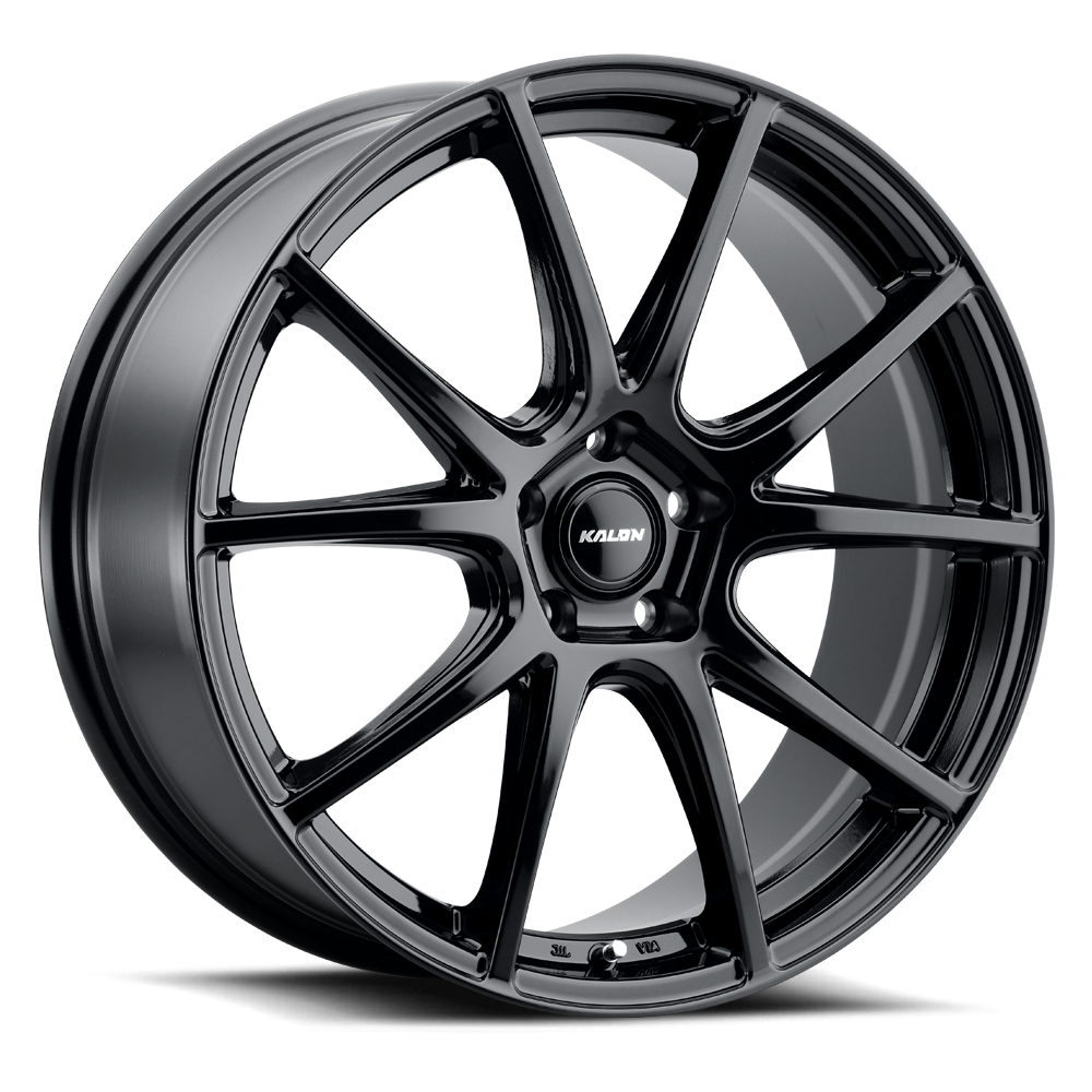 17" Kalon 109 TK3 Gloss Black 17x7 Wheel 5x4.25 (5x108) 38mm Performance Rim
