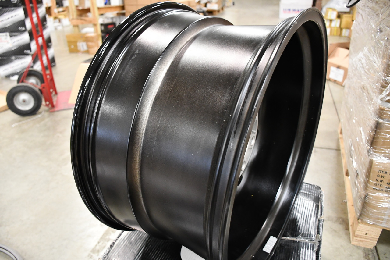 Set 4 20" Fuel D620 Hardline 20x10 8x180 -18mm Gloss Black Milled Truck Wheels