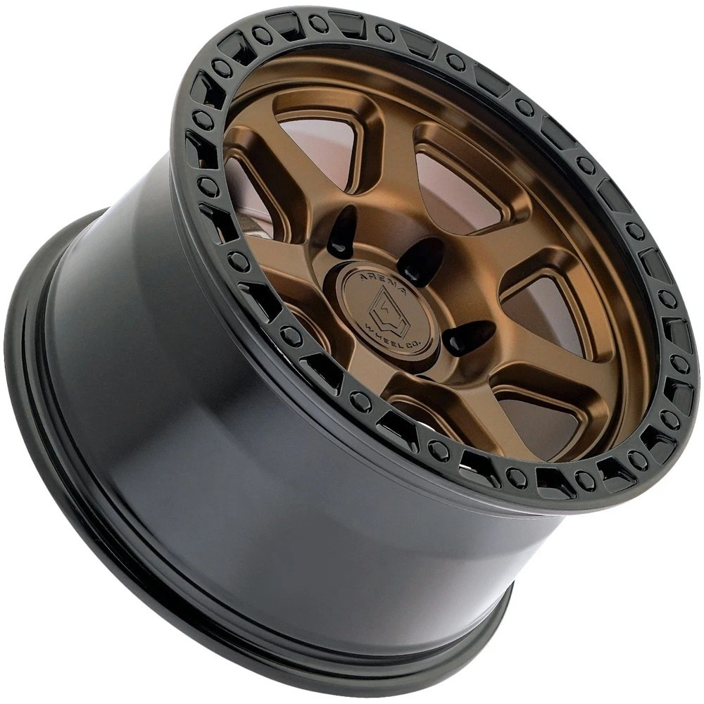 20" Arena A123 Throttle Smoked Bronze Gloss Black Lip 20x9 Wheel 5x5 (5x127) 0mm Offroad For Jeep Truck Rim