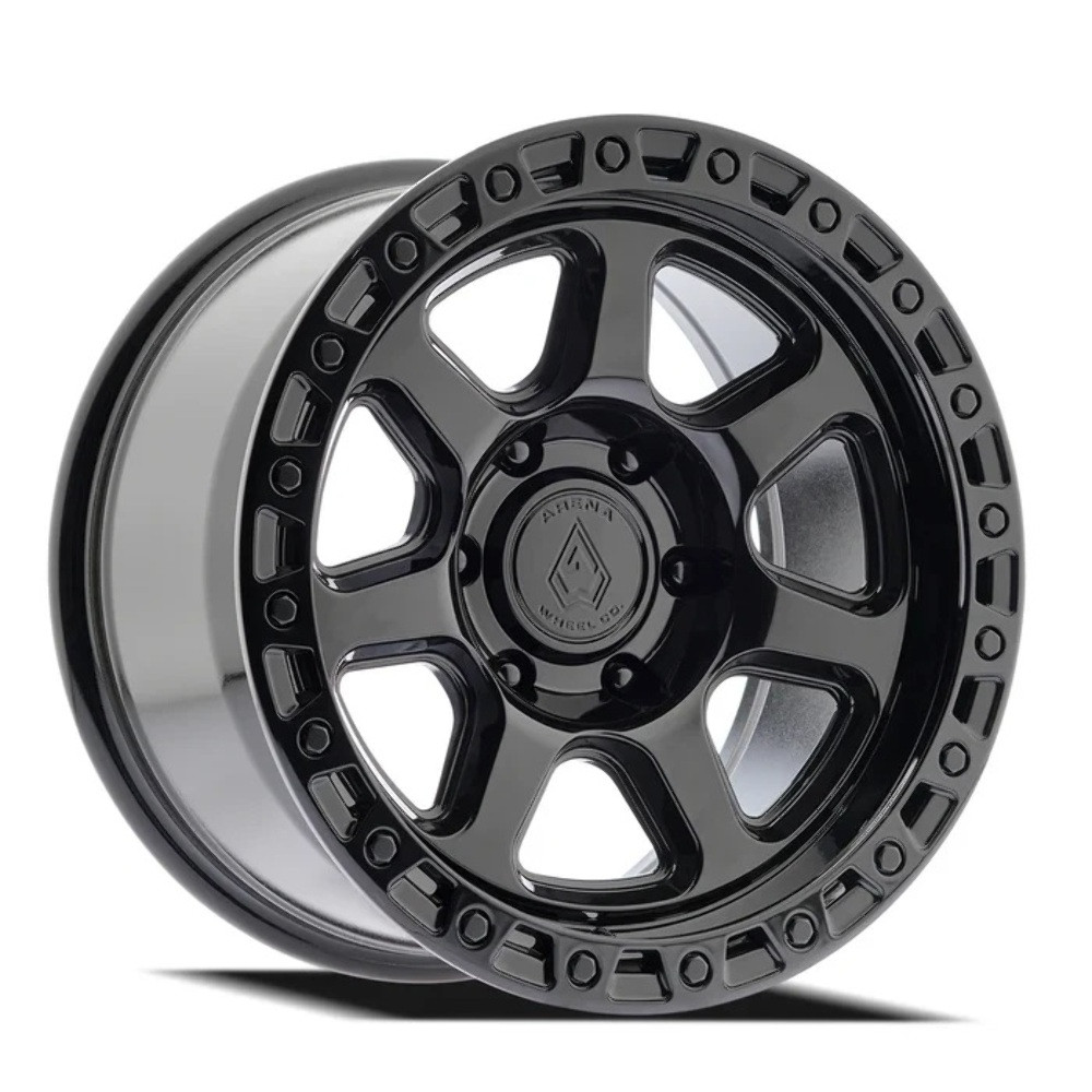 18" Arena A123 Throttle Gloss Black 18x9 Wheel 6x5.5 (6x139.7) 0mm Truck SUV Rim