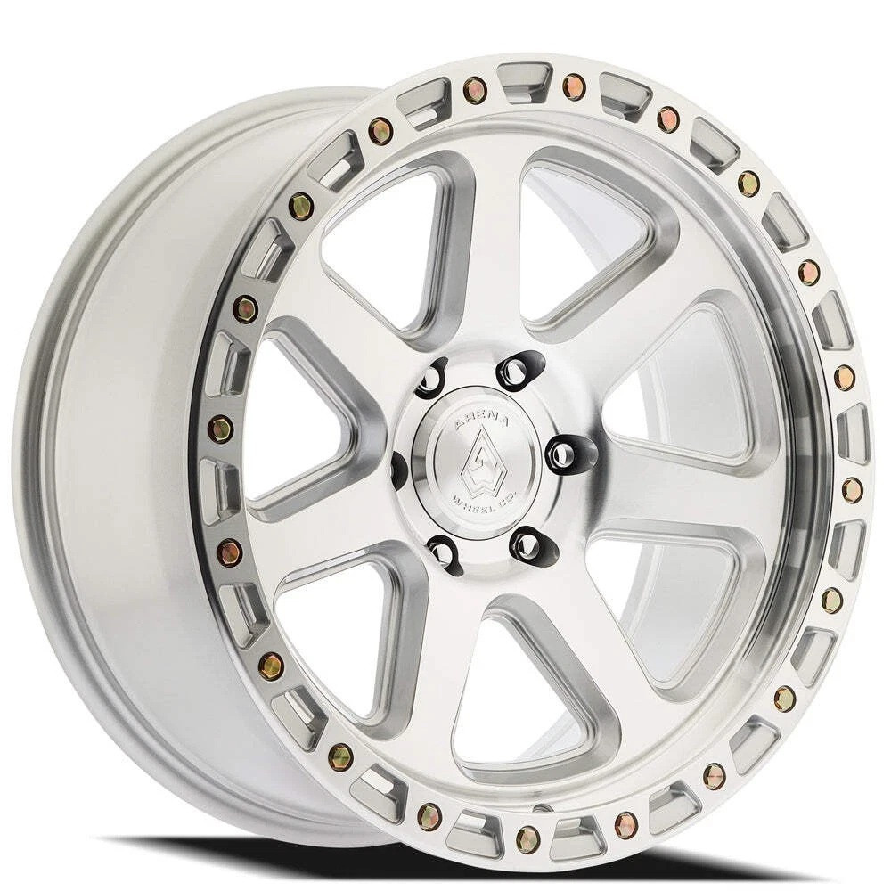 18" Arena A123 Throttle Gloss Silver Machined 18x9 Wheel 6x135 0mm Truck SUV Rim
