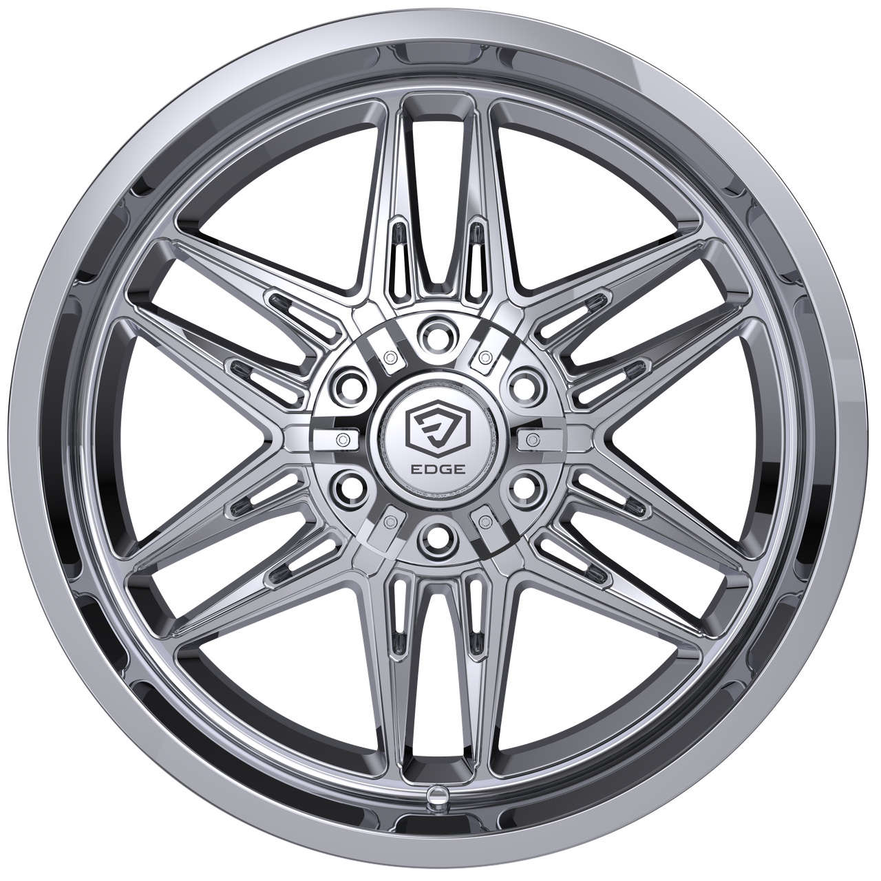 20" Edge Off Road 303C Chrome Plated Wheel 20x9 6x135 6x5.5 0mm Truck SUV Rim