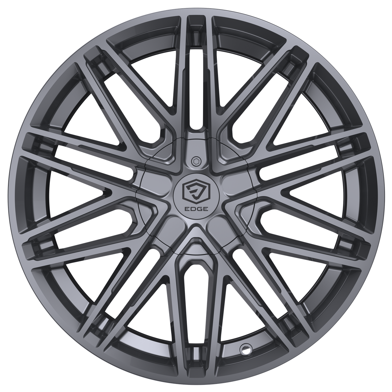 Set 4 18" Edge Street 352A Anthracite Wheels 18x8 5x4.25 5x4.5 40mm Car SUV Rims