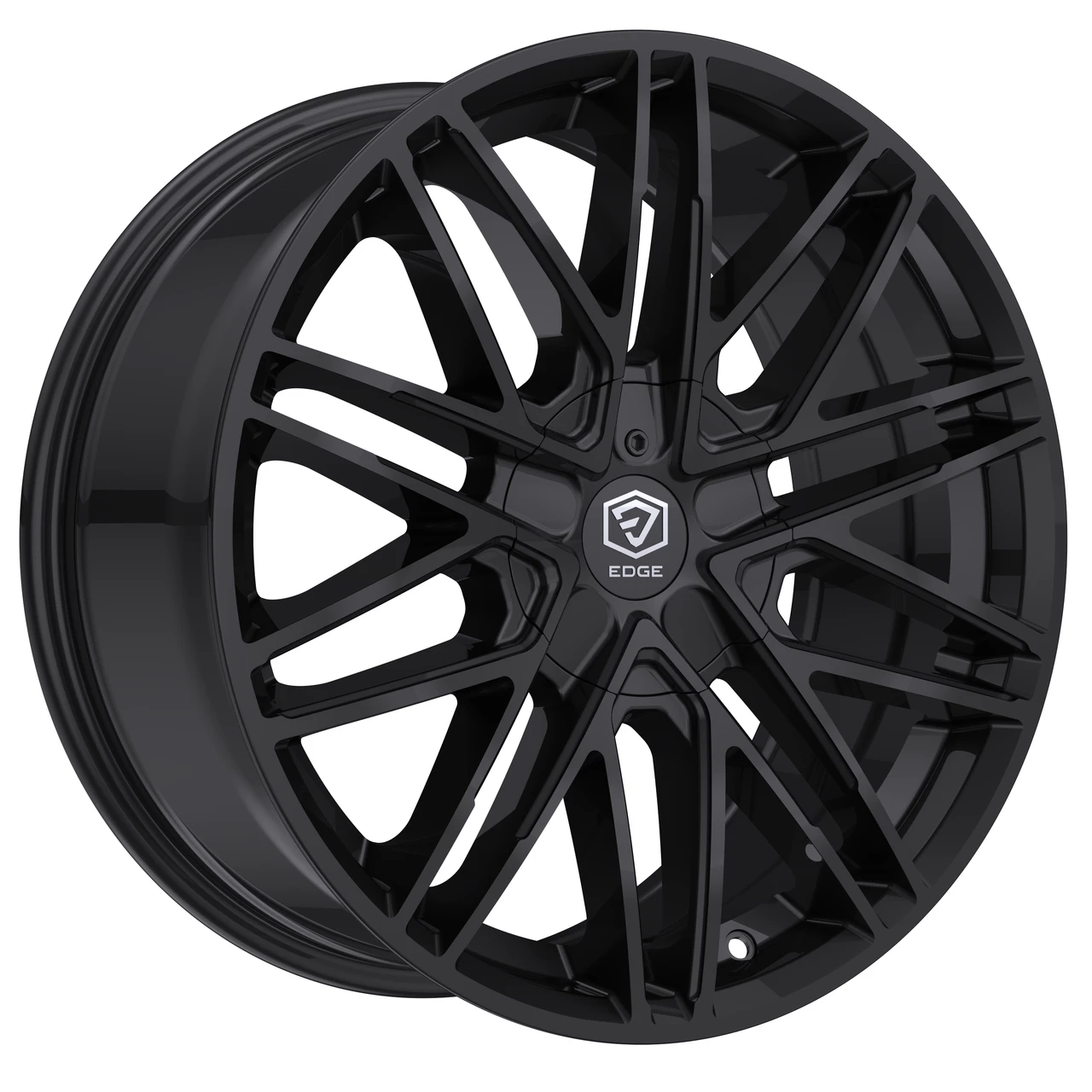 17" Edge Street 352B Gloss Black Wheel 17x7.5 5x4.25 5x4.5 40mm Rim