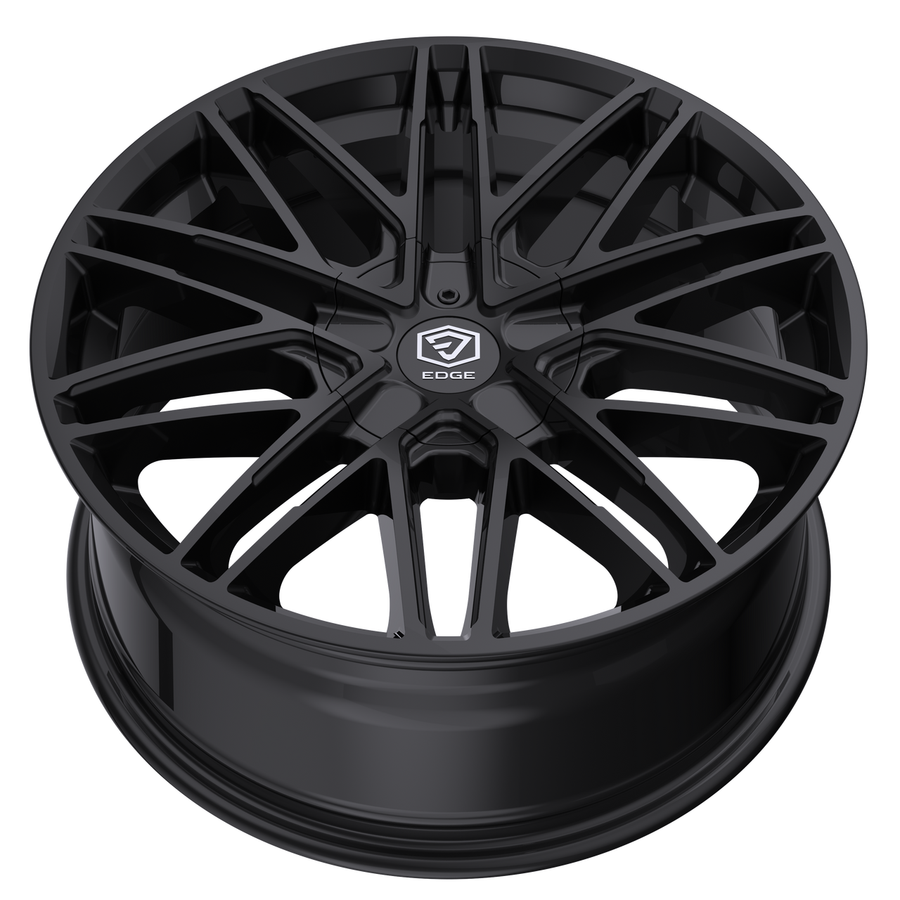 17" Edge Street 352B Gloss Black Wheel 17x7.5 5x4.25 5x4.5 40mm Rim