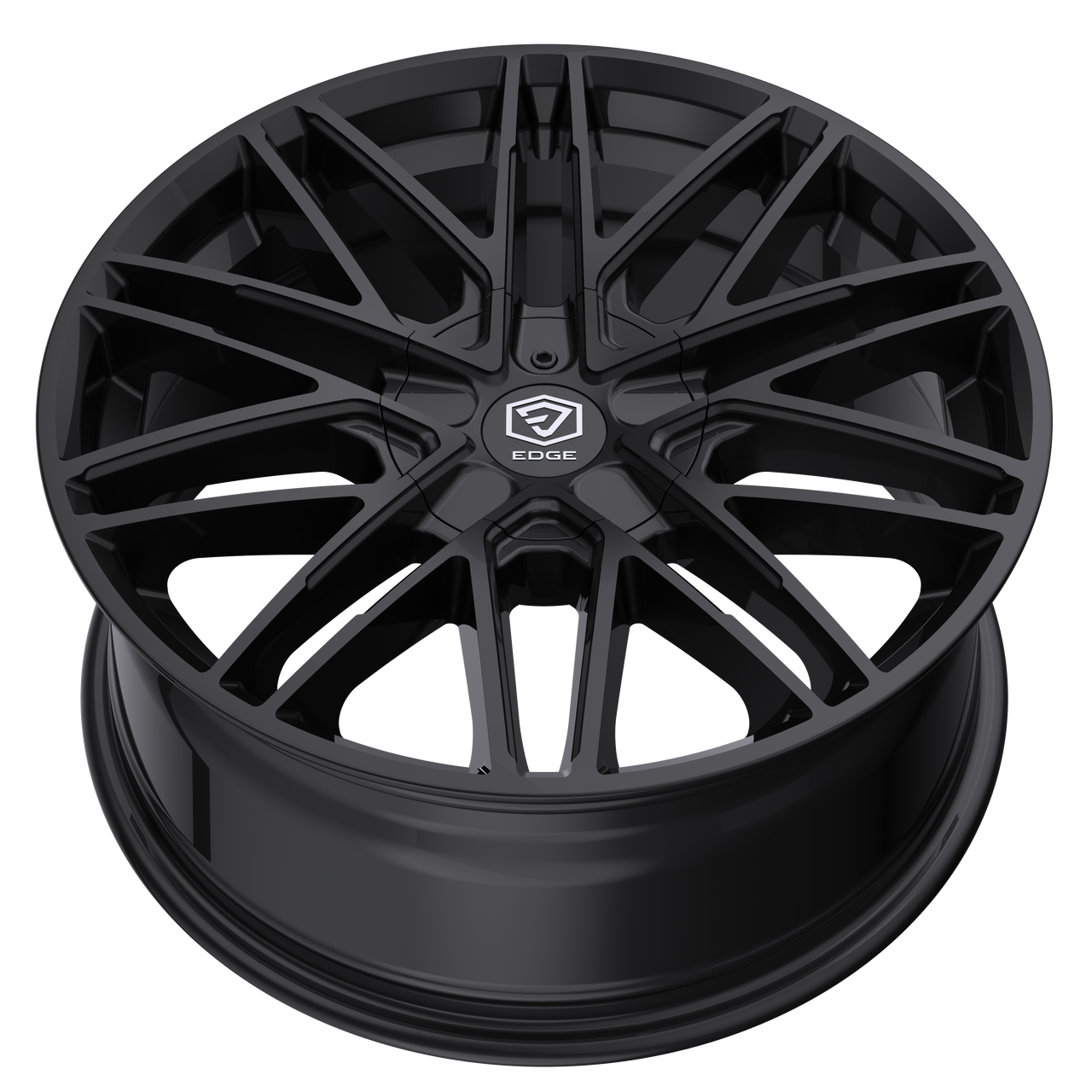 17" Edge Street 352B Gloss Black Wheel 17x7.5 5x100 5x4.5 (5x114.3) 40mm Rim