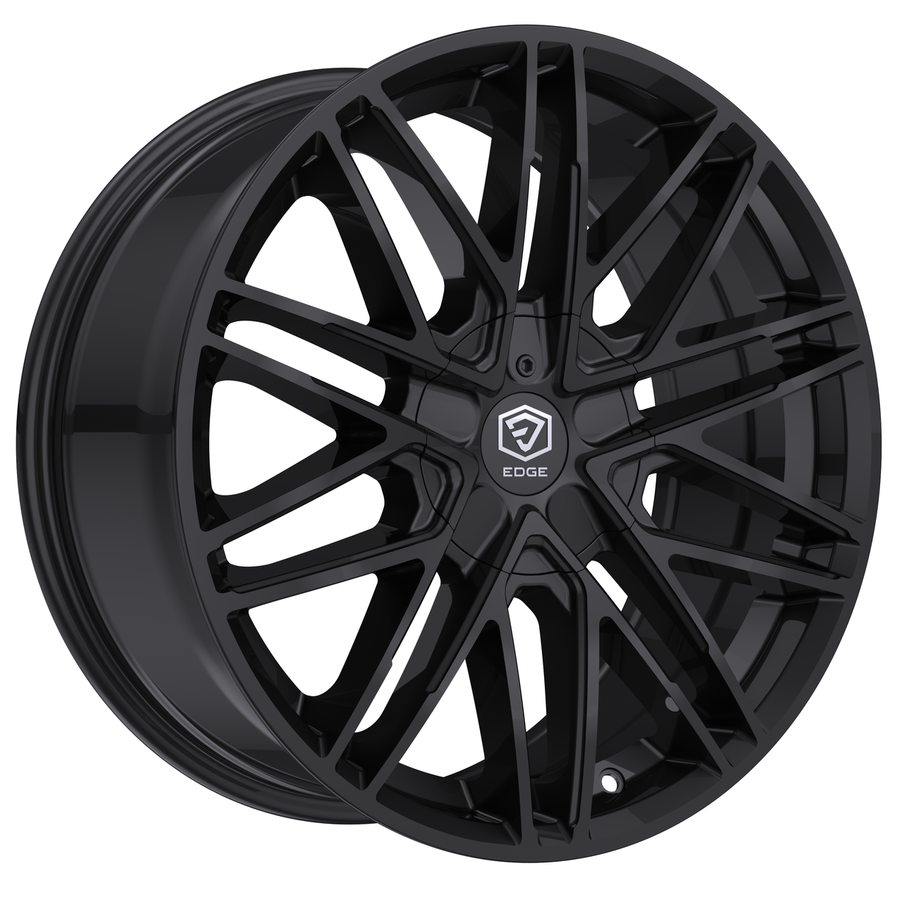 20" Edge Street 352B Gloss Black Wheel 20x8.5 5x112 5x4.5 (5x114.3) 40mm Rim