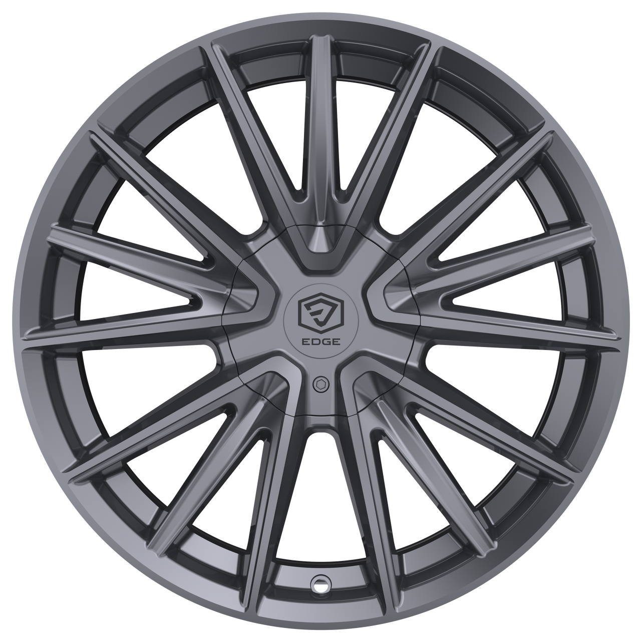 Set 4 20" Edge Street 353A Anthracite Wheels 20x8.5 5x4.25 5x4.5 40mm Rims