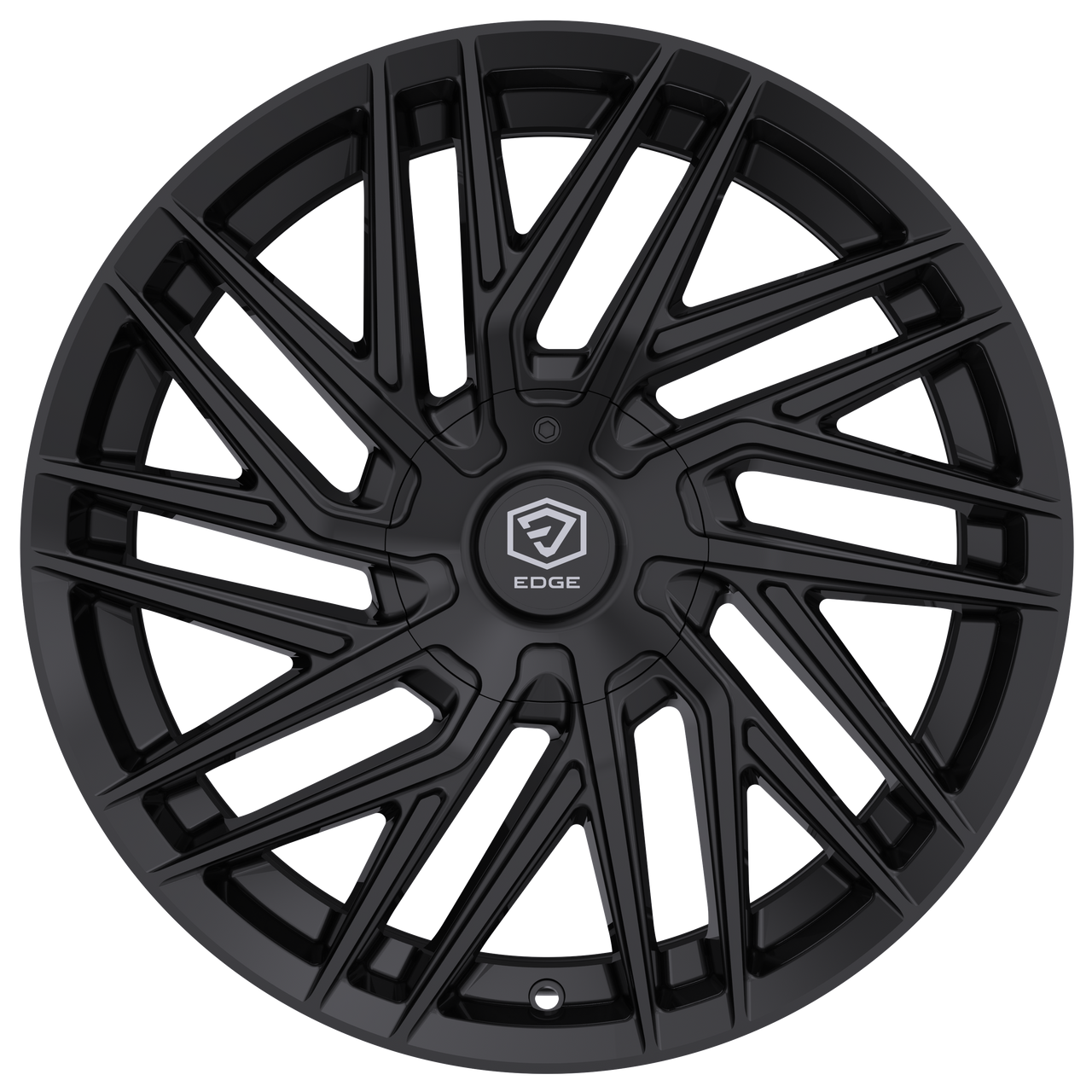 17" Edge Street 355B Gloss Black Wheel 17x7.5 5x4.25 (5x108) 5x4.5 40mm Rim