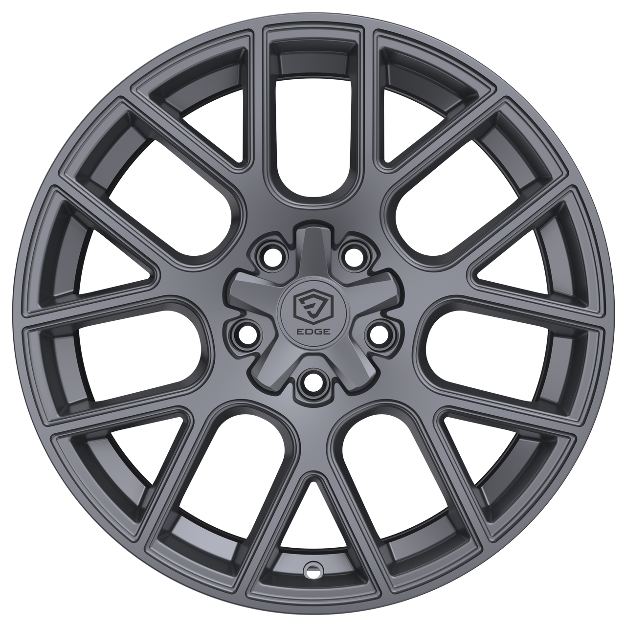 Set 4 20" Edge Street 356A Anthracite Wheels 20x8.5 5x4.25 5x4.5 40mm Rims