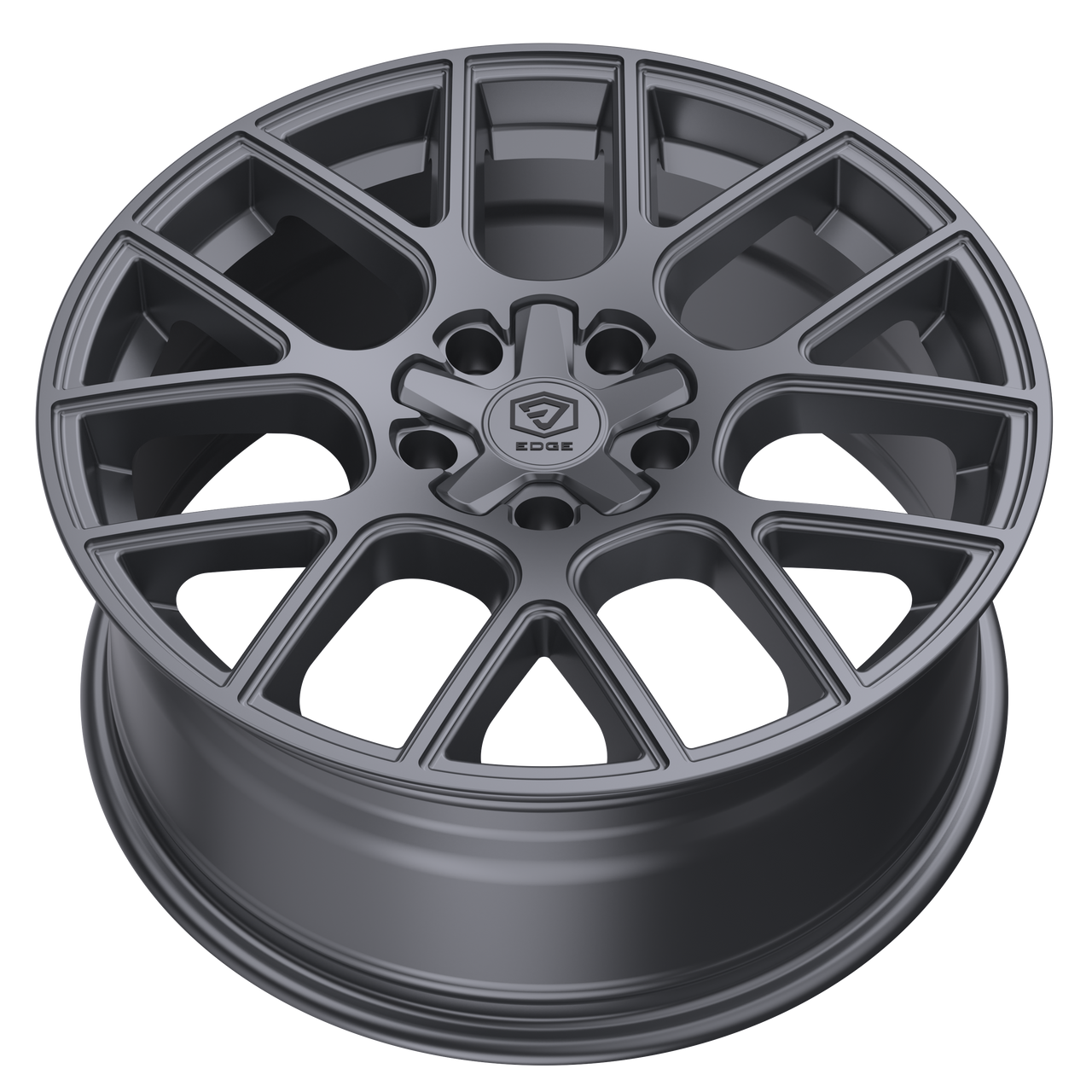 Set 4 20" Edge Street 356A Anthracite Wheels 20x8.5 5x4.25 5x4.5 40mm Rims