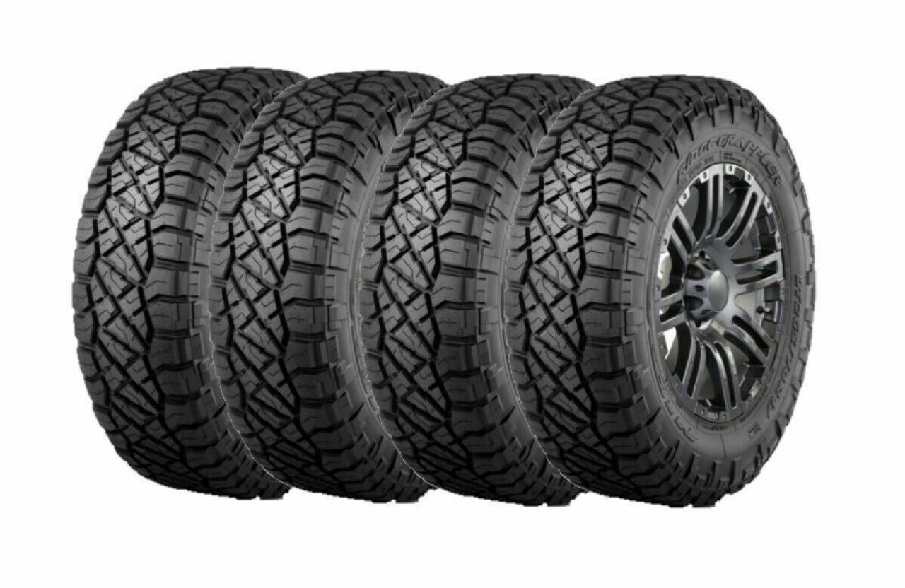 37X13.50R22LT 12F Set 4 Nitto Ridge Grappler Hybrid Terrain Tires 128Q 37135022