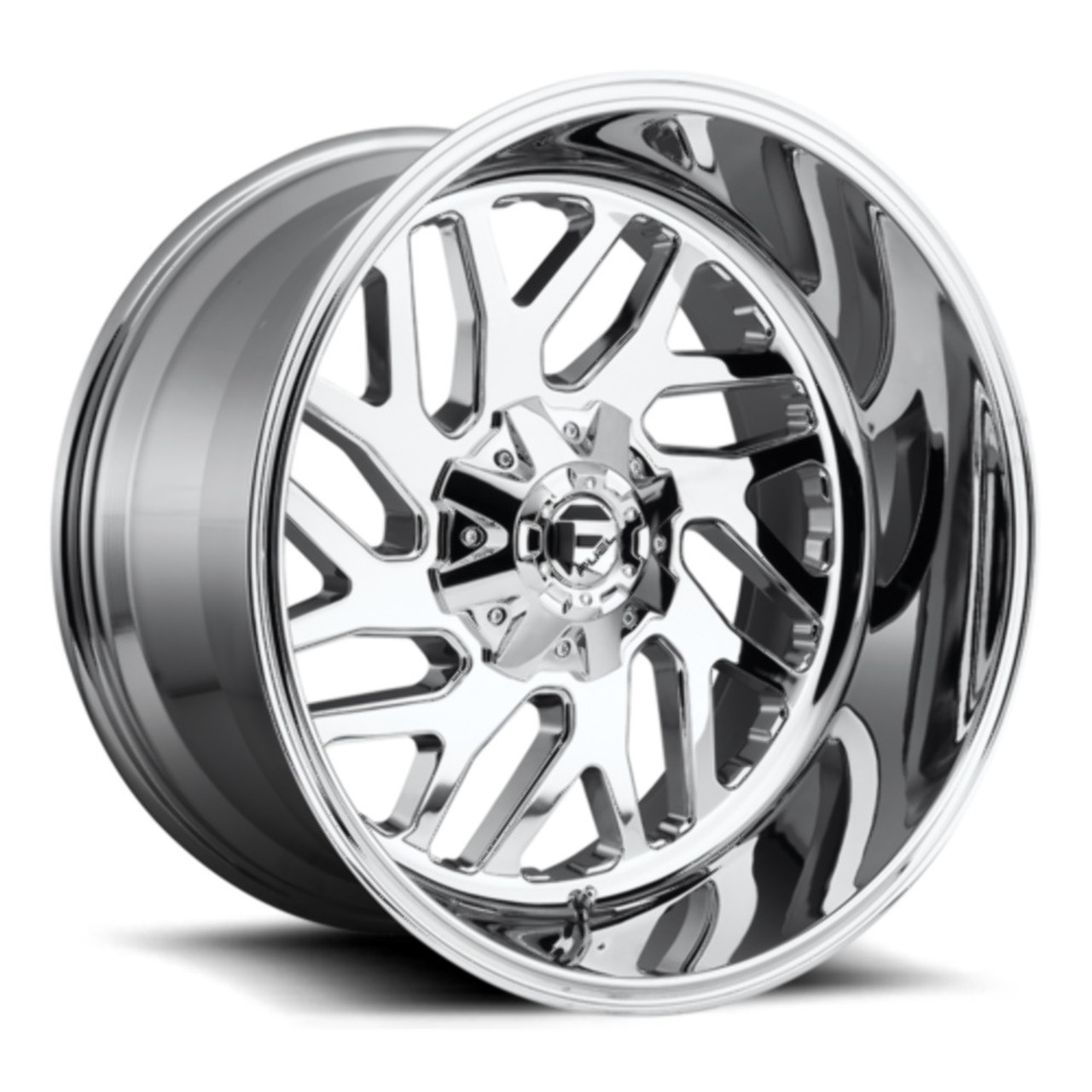 Set 4 Fuel D609 Triton 20x12 6x135 6x5.5 Chrome Plated Wheels 20" -44mm Rims