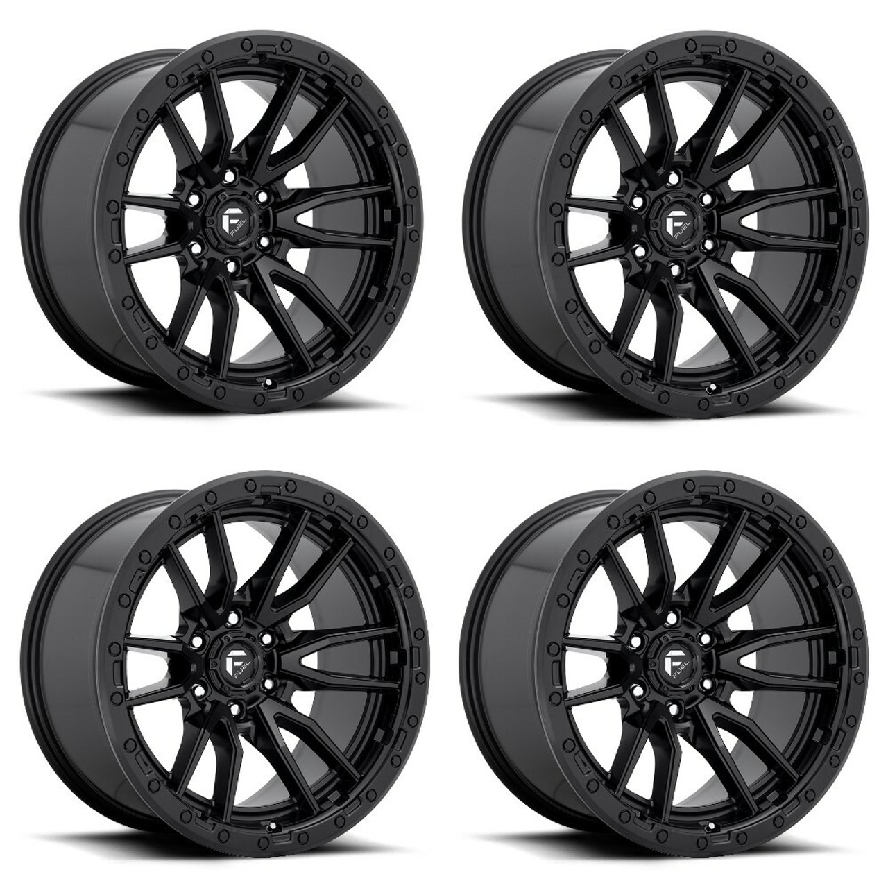 Set 4 Fuel D679 Rebel 17x9 6x5.5 Matte Black Wheels 17" 1mm Rims Set 4 Fuel D679 Rebel 17x9 6x5.5 Matte Black Wheels 17" 1mm Rims