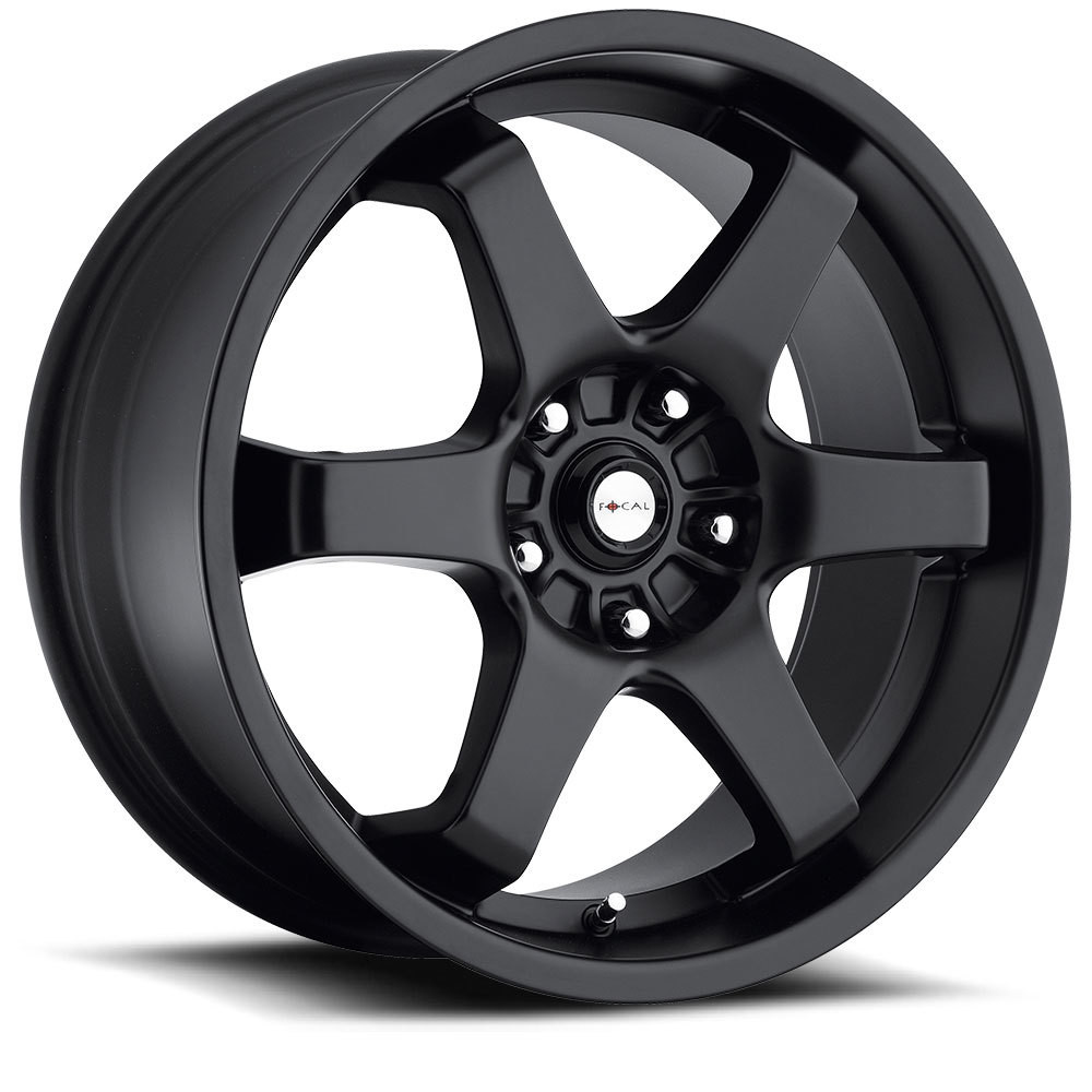 16" Focal 421B X Satin Black 16x7 5x100 5x4.5 42mm Wheel Street Rim