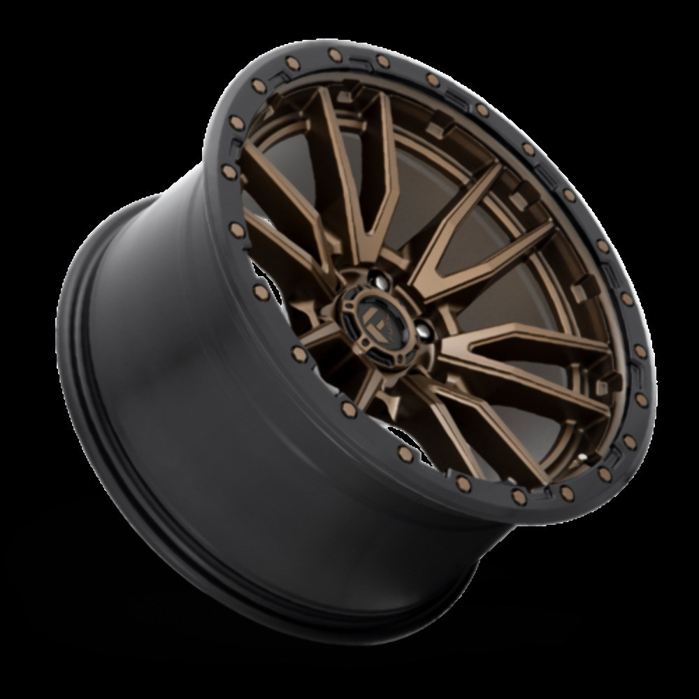 Set 4 Fuel D681 Rebel 20x9 5x5 Matte Bronze Black Bead Ring Wheels 20" 20mm