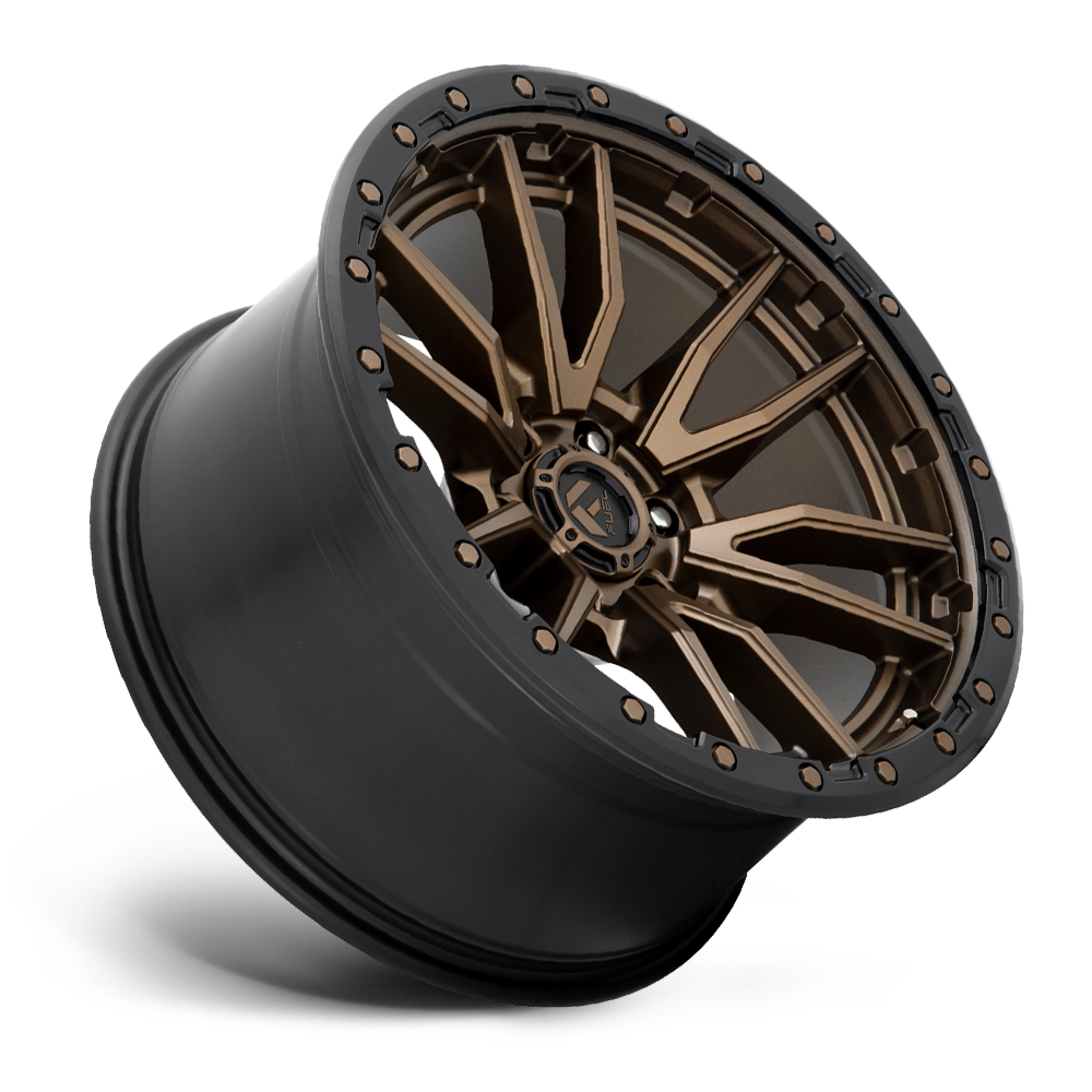 Set 4 Fuel D681 Rebel 18x9 6x5.5 Matte Bronze Black Bead Ring SUV Rims 18" 1mm