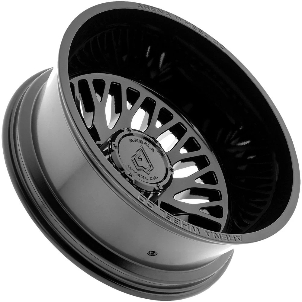20" Arena A121 Dually Monarch 20x8.25 10x225 -202mm Rear Wheel Gloss Black Rim