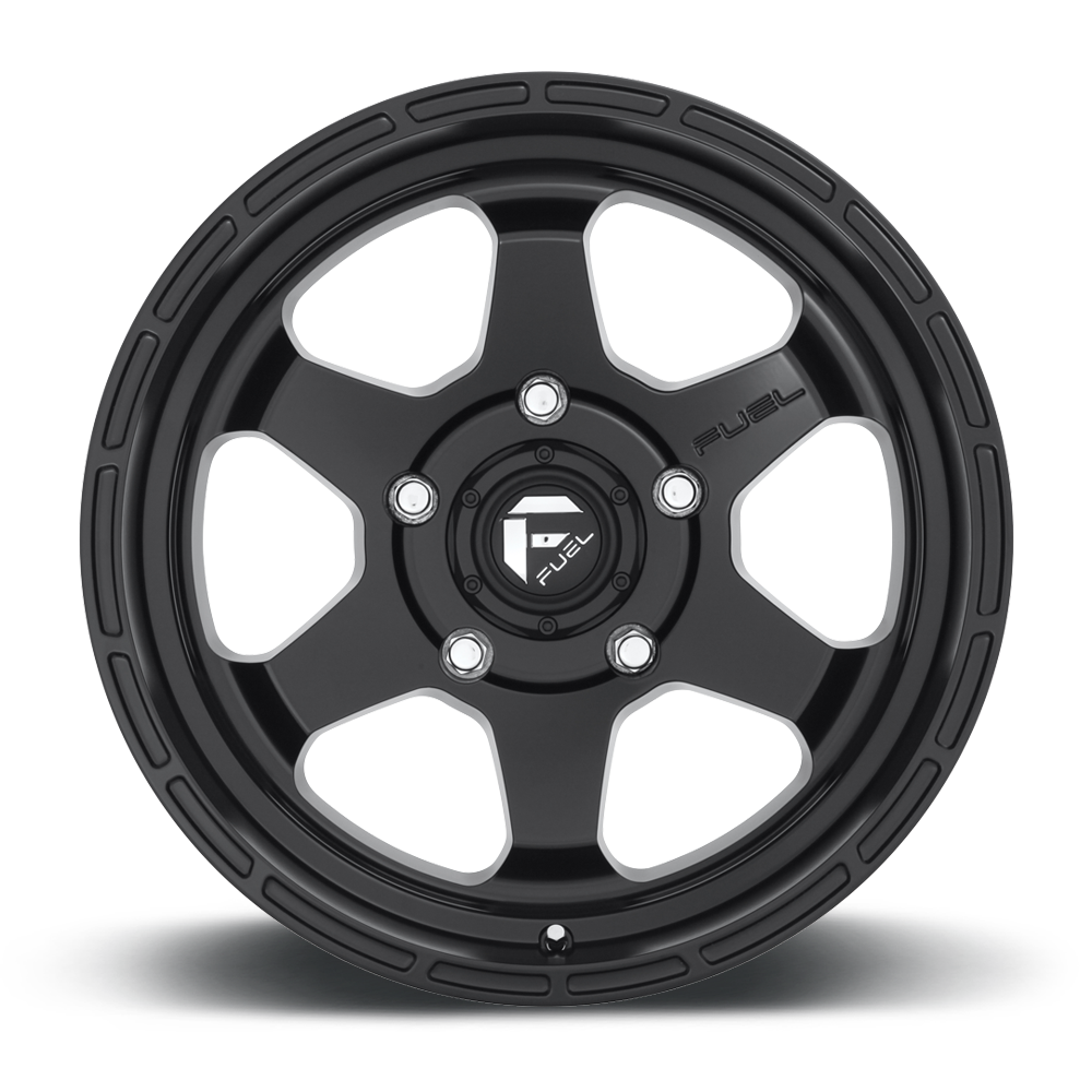 Set 4 Fuel D664 Shok 18x9 5x150 -12mm Wheels Matte Black Lifted For Toyota Rims