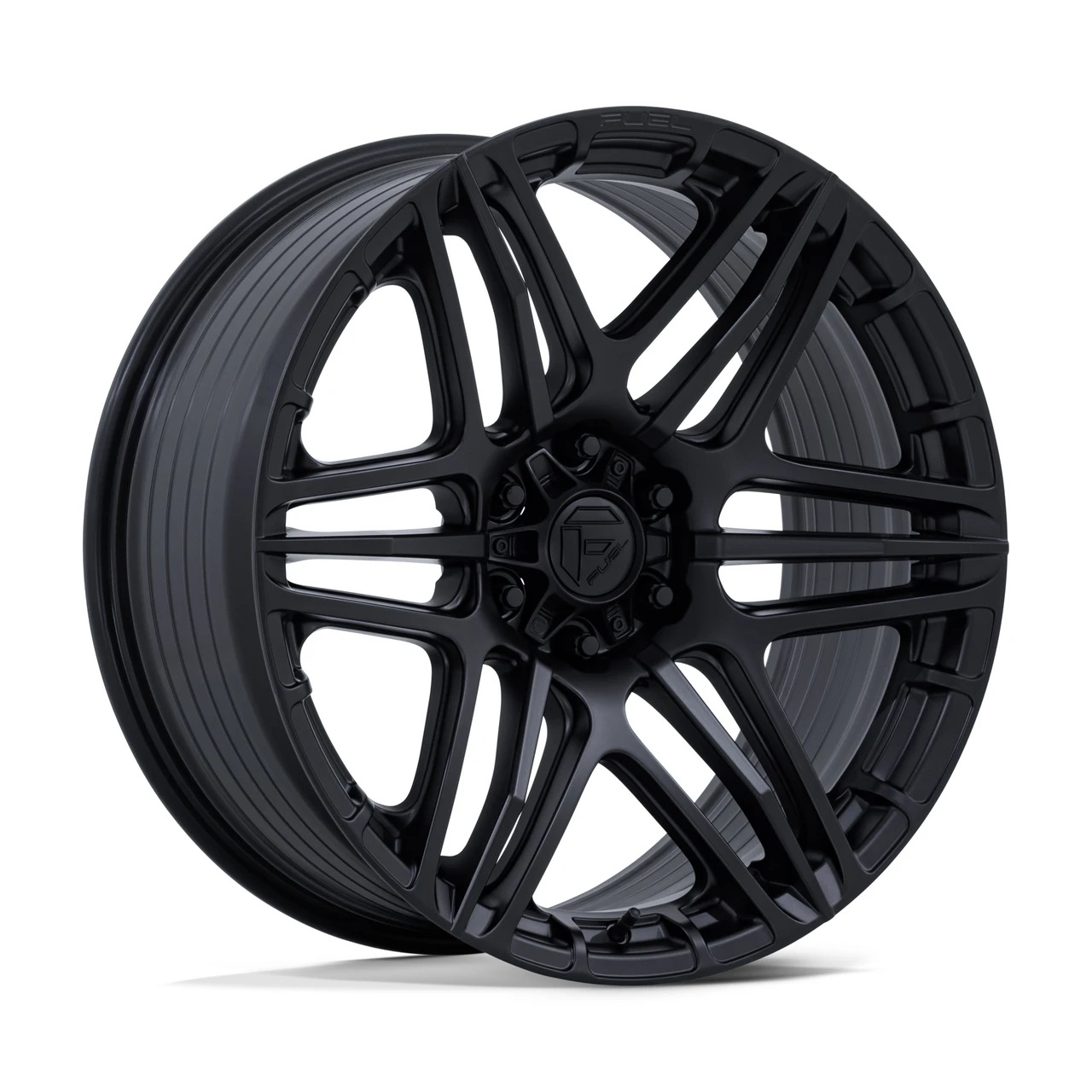 Set 4 22" Fuel FC909 Weapon 22x9.5 6x135 20mm Blackout Wheels Offroad Truck Rims