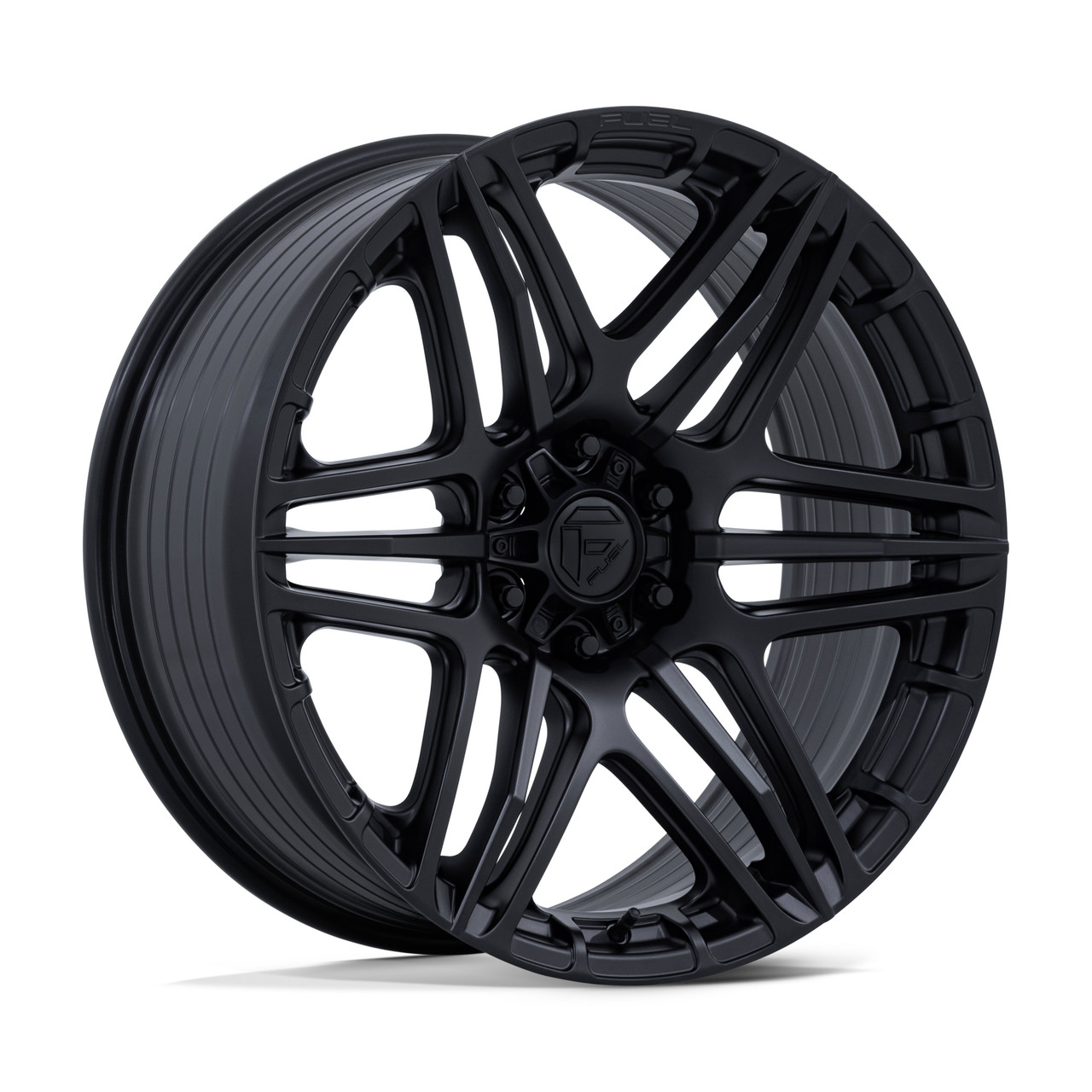 Set 4 20" Fuel FC909 Weapon 20x10 5x5 -18mm Blackout Offroad Lifted Truck Rims
