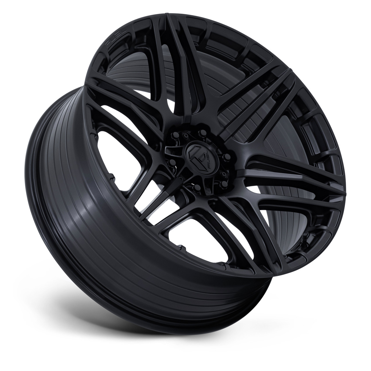 Set 4 20" Fuel FC909 Weapon 20x10 5x5 -18mm Blackout Offroad Lifted Truck Rims