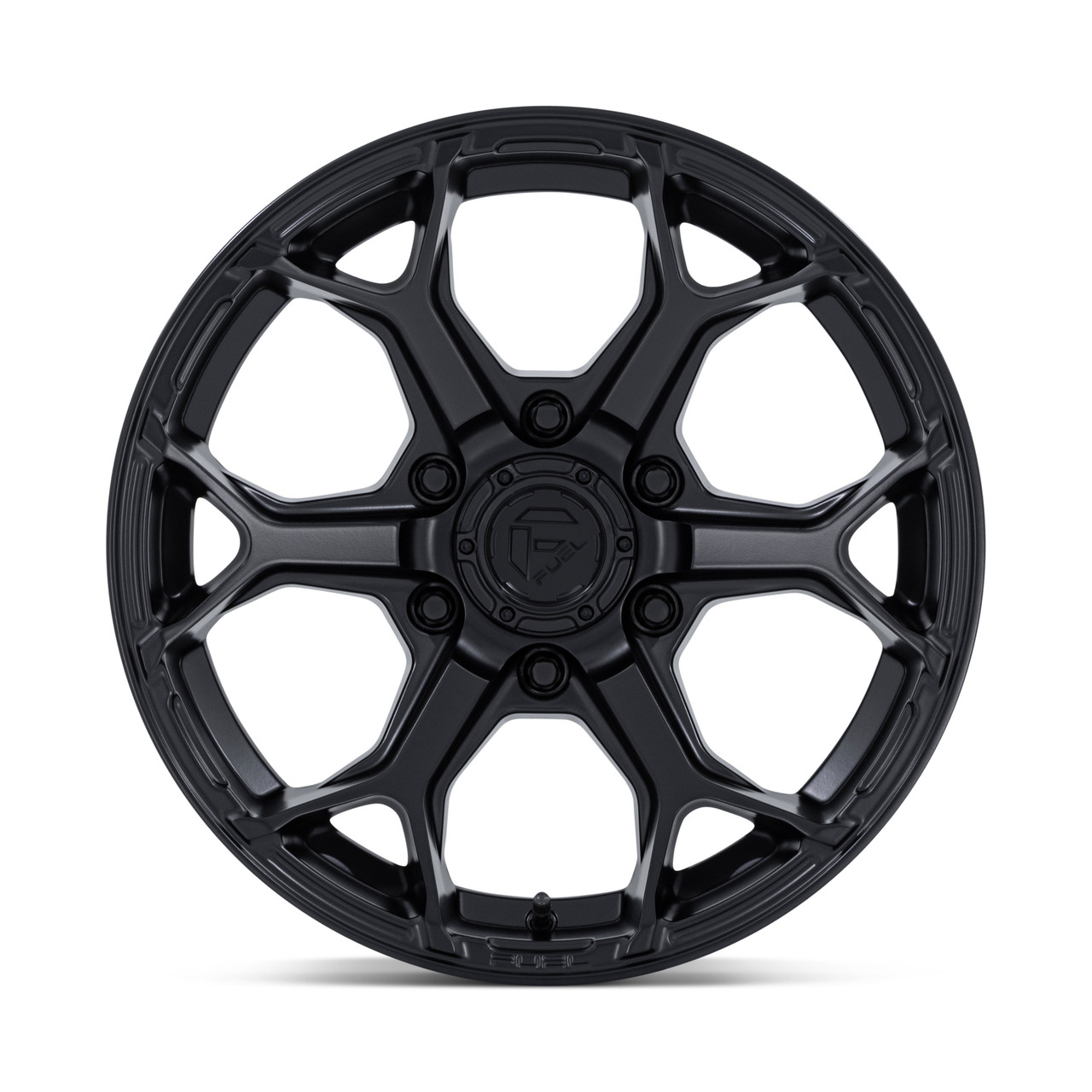 17" Fuel FC903 Splicer 17x8.5 6x5.5 (6x139.7) 25mm Blackout Wheel Truck SUV Rim
