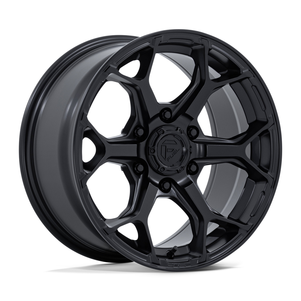 17" Fuel FC903 Splicer 17x8.5 6x4.5 (6x114.3) 25mm Blackout Wheel Offroad Rim