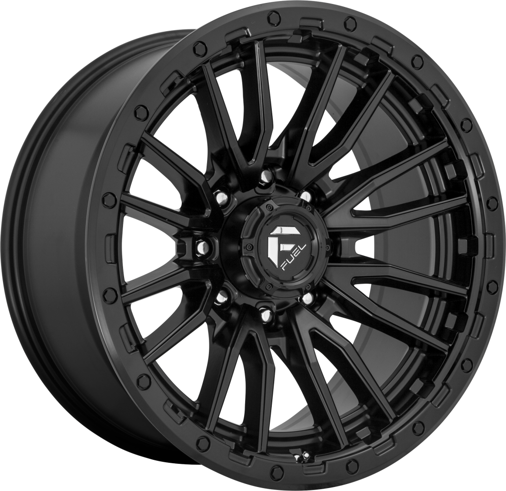 Set 4 Fuel D679 Rebel 20x9 5x5 Matte Black Wheels 20" 20mm For Jeep Truck Rims