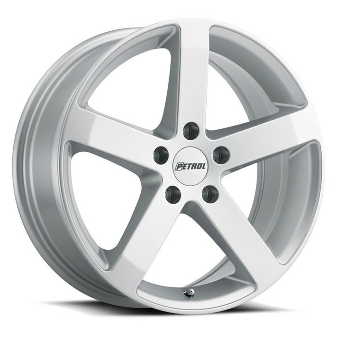 15" Petrol P3B 15x6.5 5x100 Gloss Silver Wheel 38mm Rim