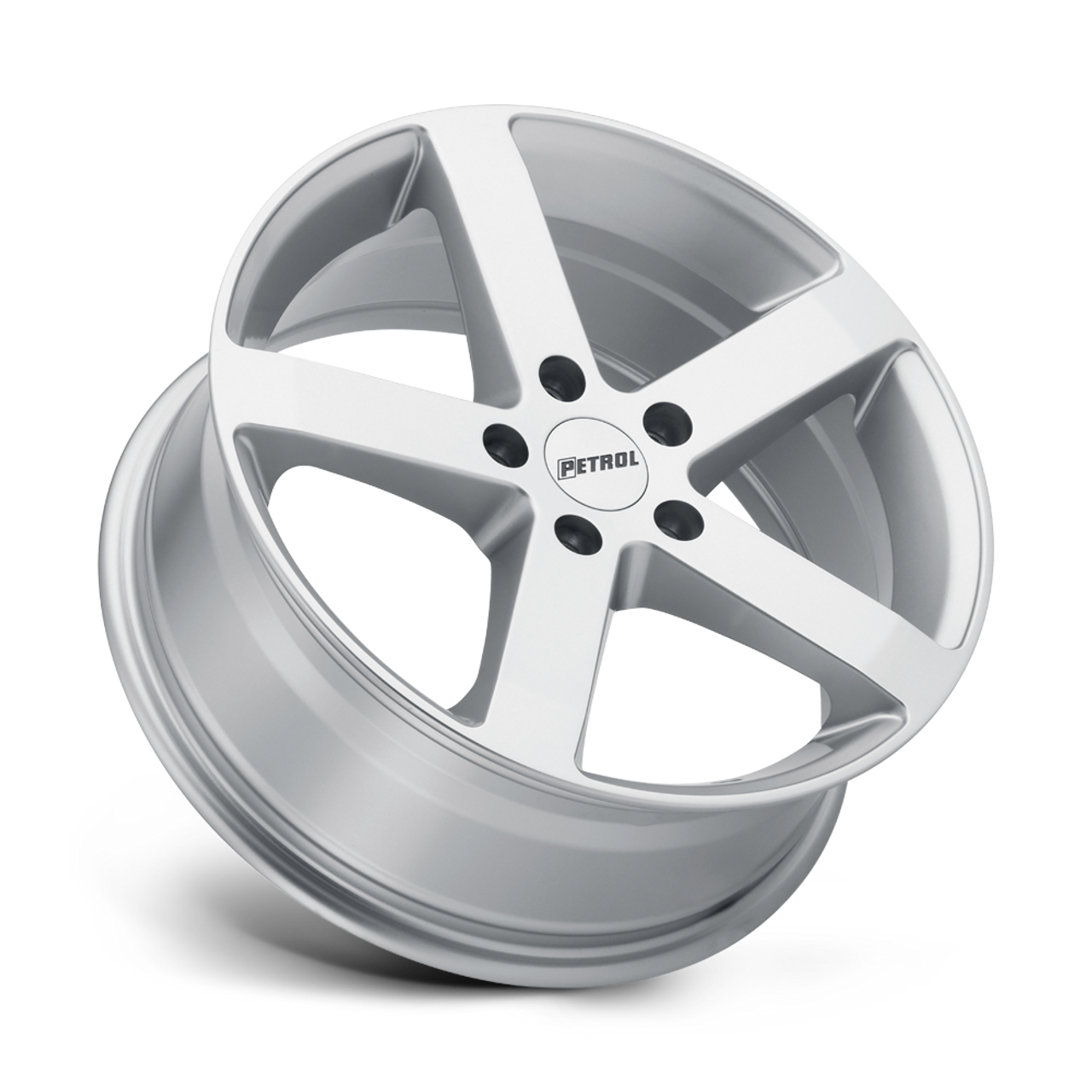 15" Petrol P3B 15x6.5 5x100 Gloss Silver Wheel 38mm Rim