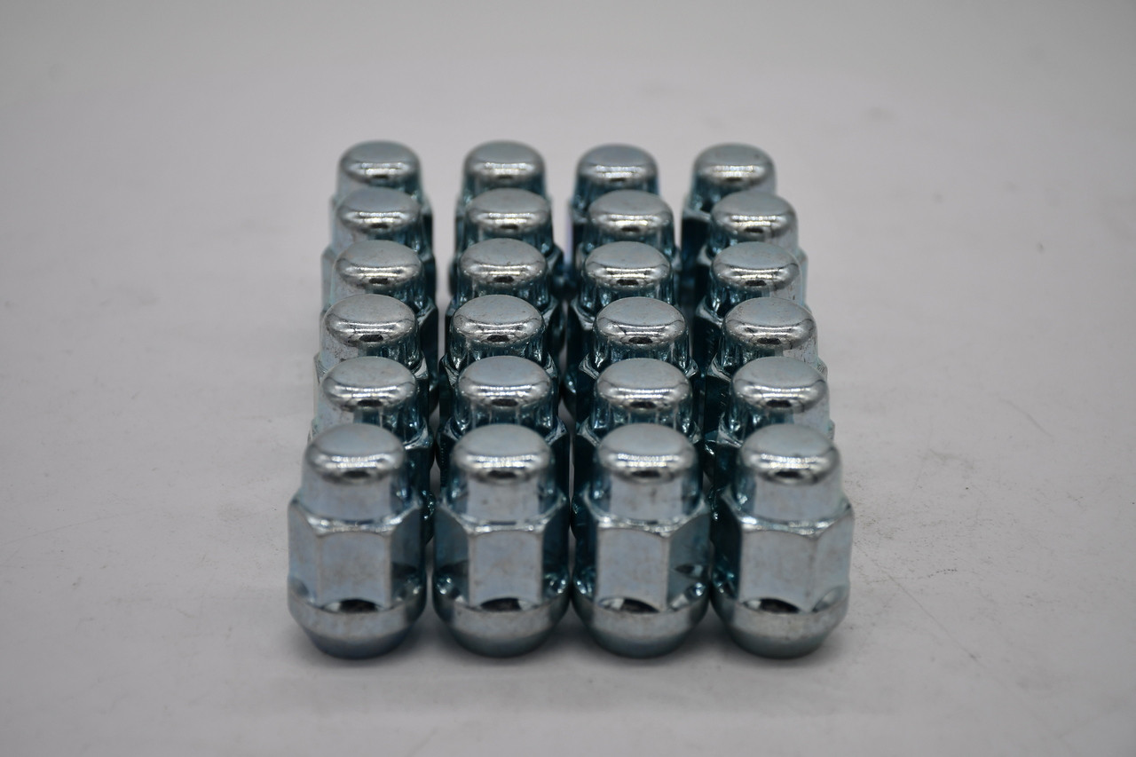 Set 24 12mm x 1.5 Ball Seat Zinc 3/4" Hex Lug Nuts for Honda Wheels M12-1.5