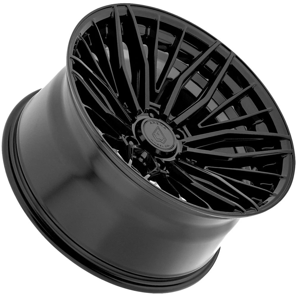 22" Arena A122 Phantom 22x10 6x5.5 (6x139.7) -18mm Gloss Black Wheel Truck Wheel SUV Rim