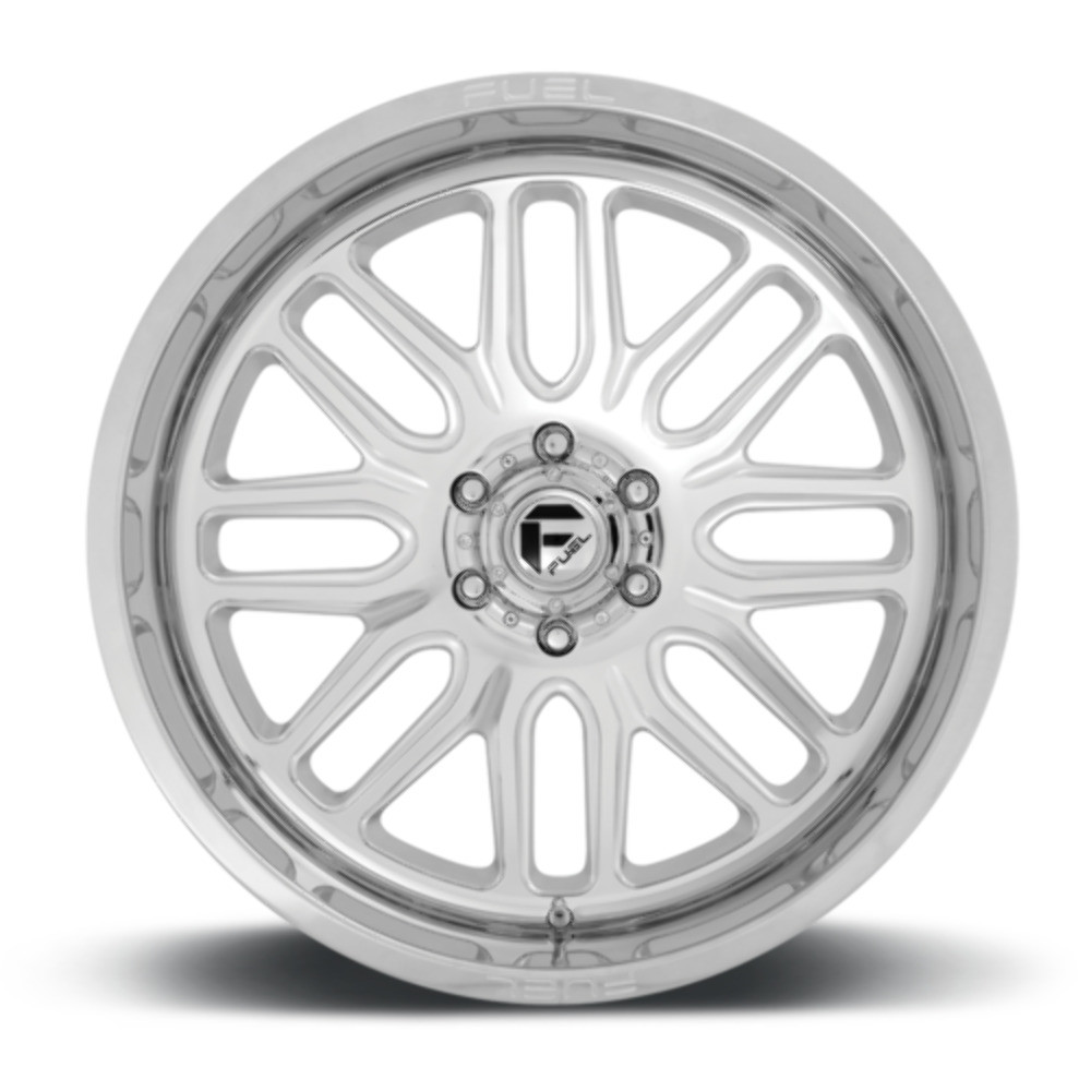 Set 4 Fuel D721 Ignite 20x10 5x5 High Luster Polished Wheels 20" -19mm Rims
