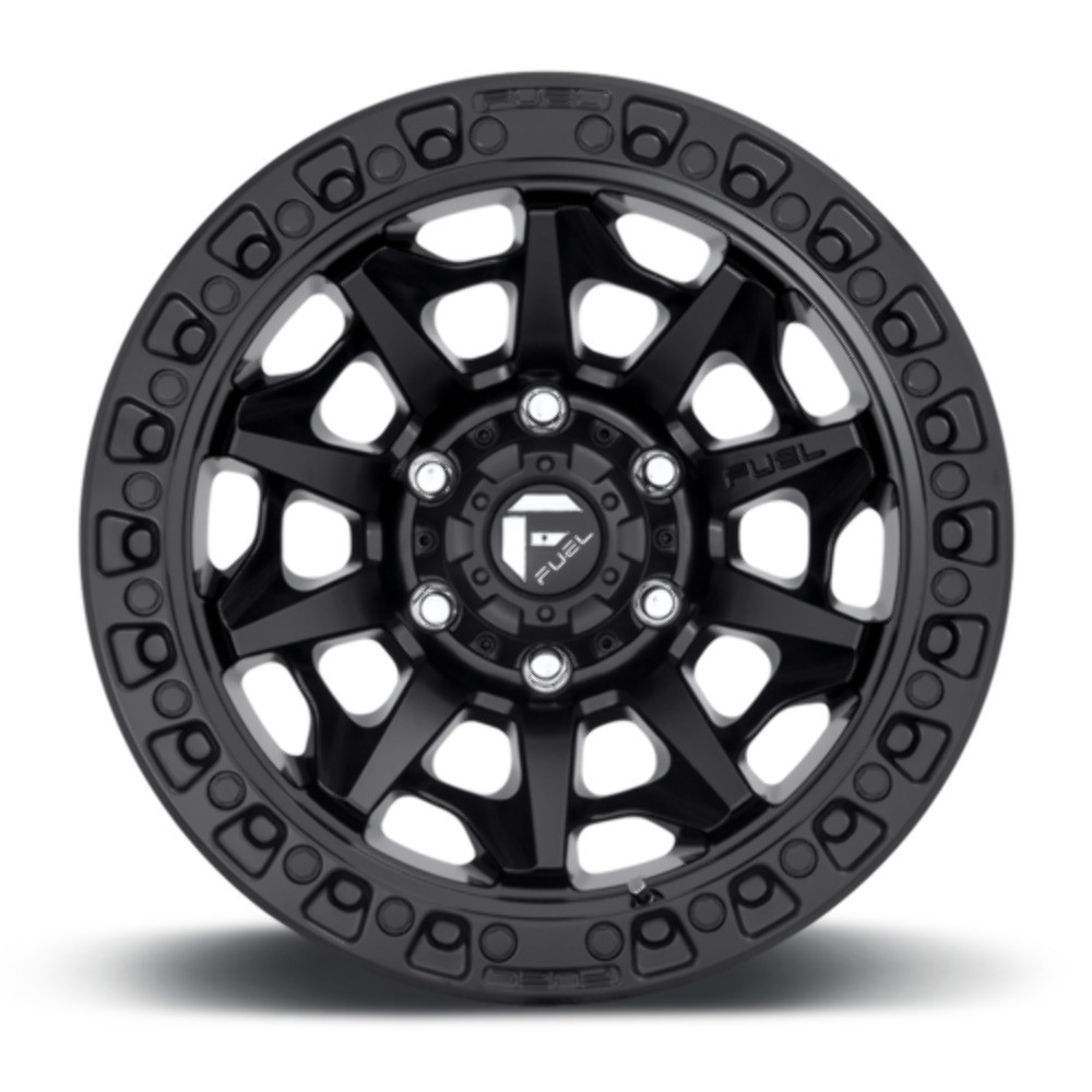 Set 4 18" Fuel D694 Covert 18x9 5x5 -12mm Wheels Matte Black For Jeep Truck Rims