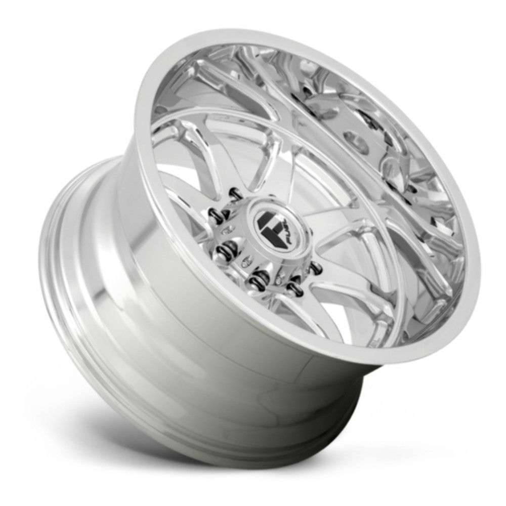 Set 4 20" Fuel D748 Hammer 20x10 8x170 -18mm Chrome Wheels For Ford Truck Rims