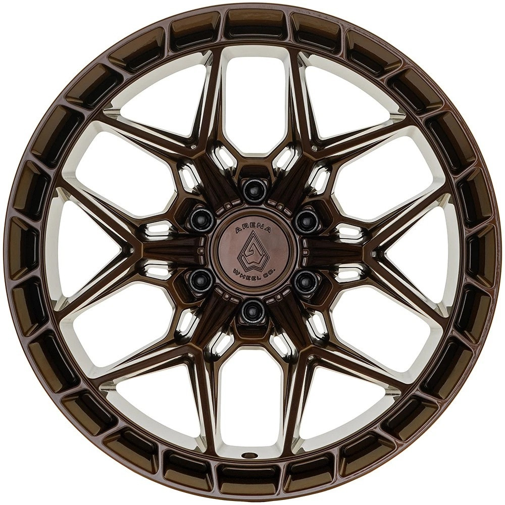 20" Arena A133 Rampage 20x9 6x135 0mm Smoked Bronze Wheel Offroad Truck SUV Rim