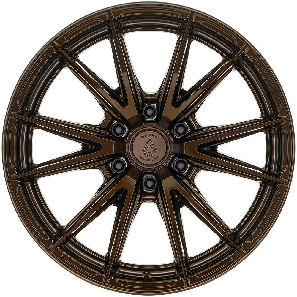 20" Arena A134 Vortex 20x9 6x5.5 (6x139.7) 0mm Smoked Bronze Wheel Truck SUV Rim Offroad