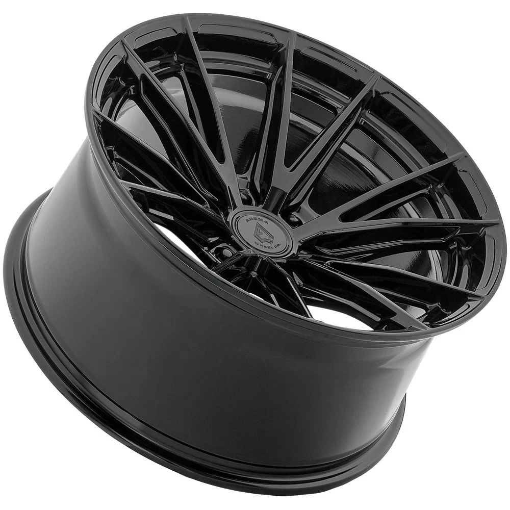 Set 4 20" Arena A134 Vortex 20x9 6x5.5 0mm Gloss Black Wheels Truck SUV Rims
